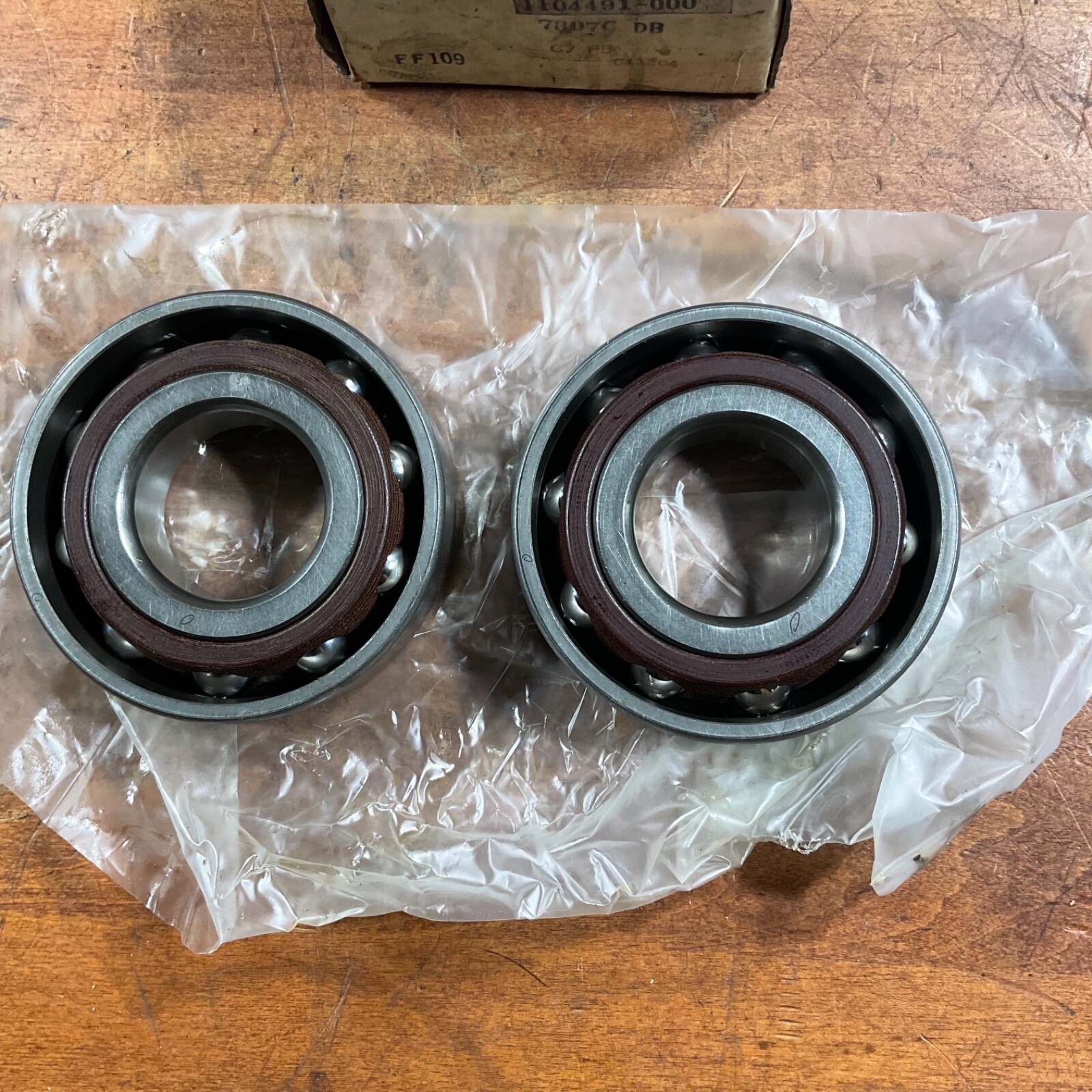 Nachi Super Precision Bearing Matched Pair 7307C DB 35mm Bore x 80mm OD x 21mm W