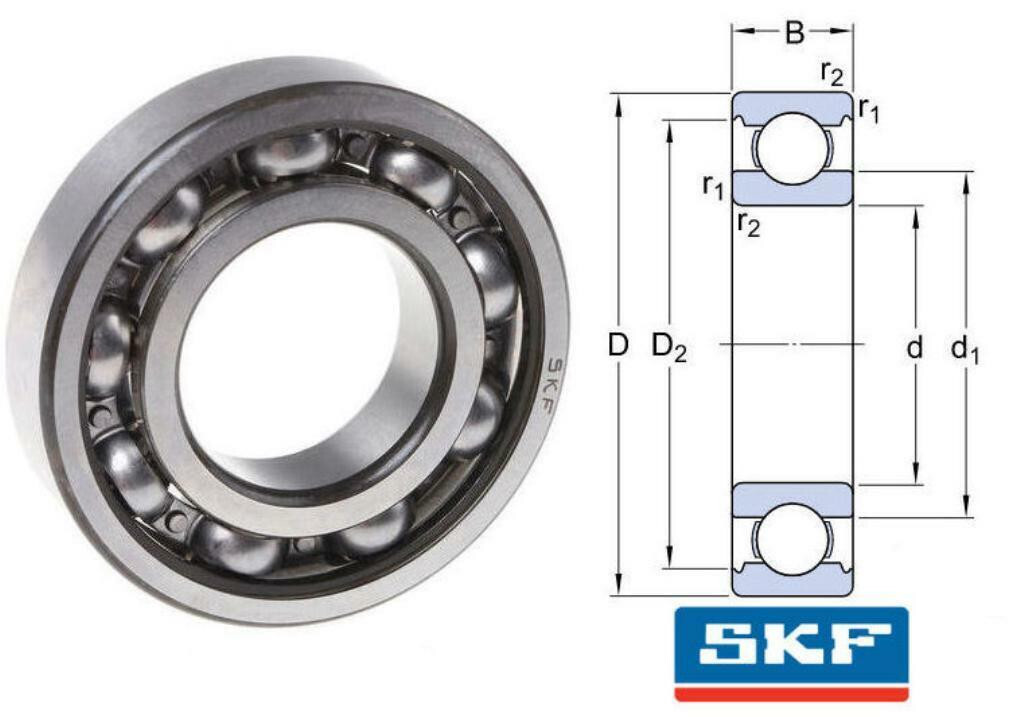 SKF 16009 Open NO SEALS Deep Groove Ball Bearing 45x75x10mm SAME DAY SHIPPING