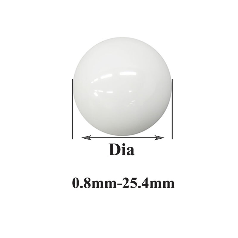 G10 Zirconia G5 Silicon Nitride Ceramic Balls Dia 0.8-25.4mm For Ceramic Bearing