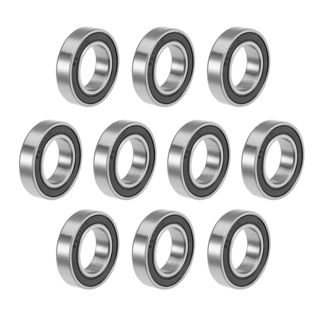 10pcs 6903-2RS 61903 2RS Deep Groove Ball Bearings 17x30x7mm Double Sealed
