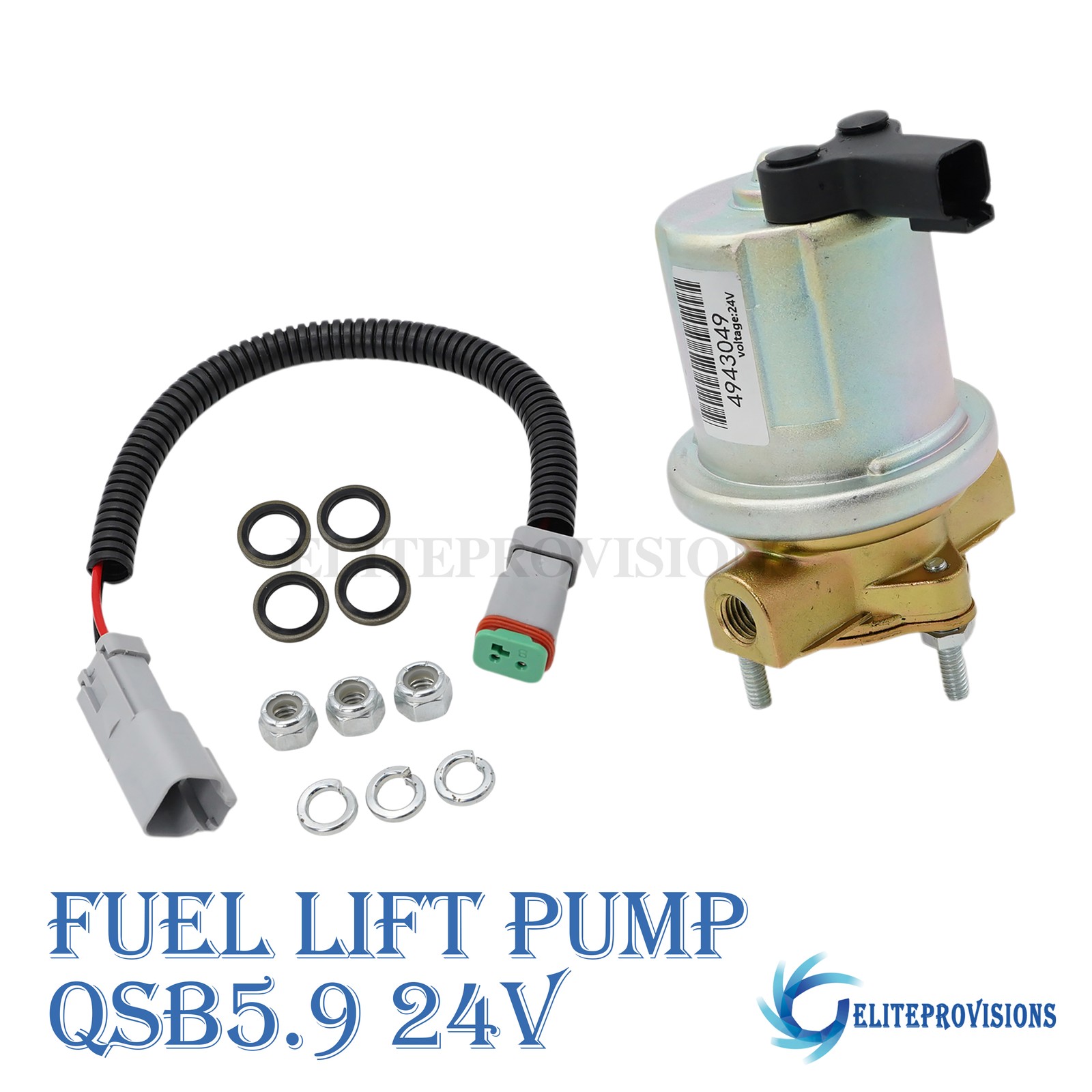 24V Fuel Transfer Pump Fuel lift Pump 4943049 5362274 4935731 4932708 For QSB5.9