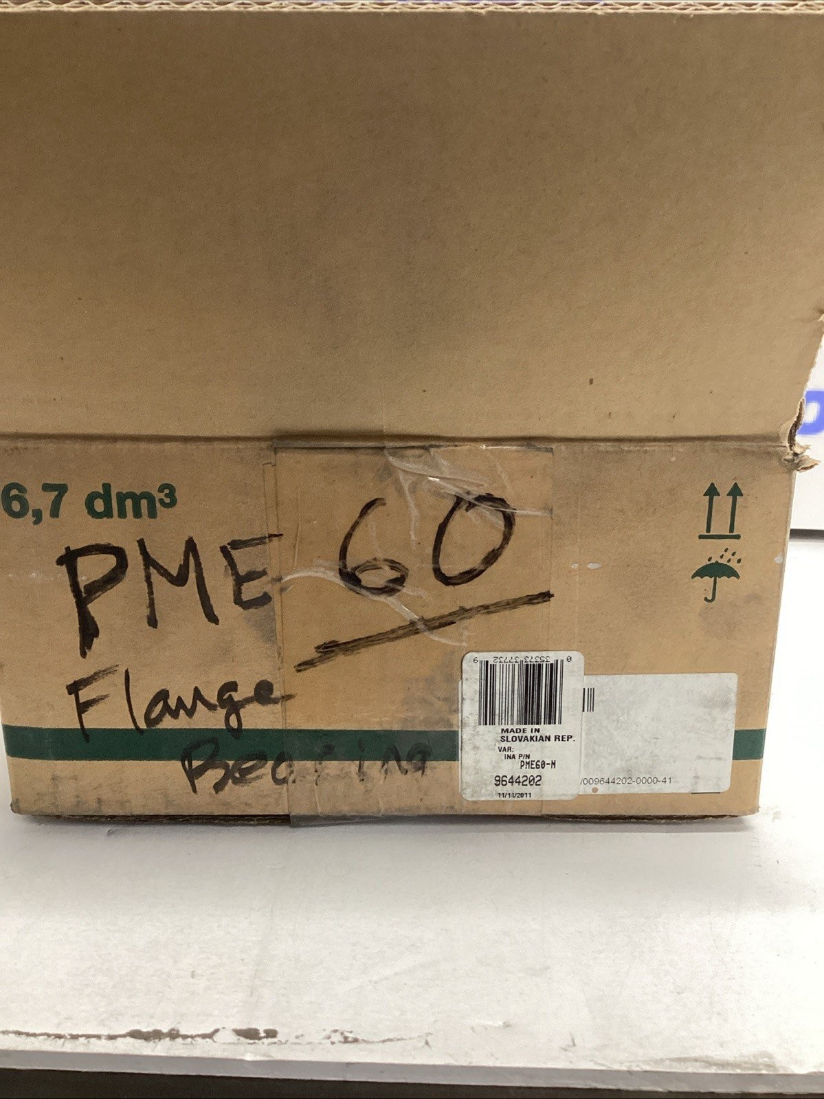 INA PME60-N FLANGE BEARING UNIT 1PCS #NN H-314-S