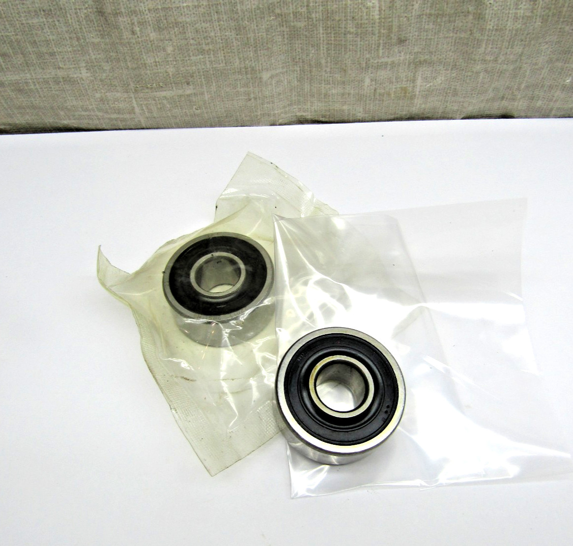 (Lot of 2) SKF 2201E-2RS1 TN9 12mm X 32mm X 14mm Sealed Self Aligning Bearing