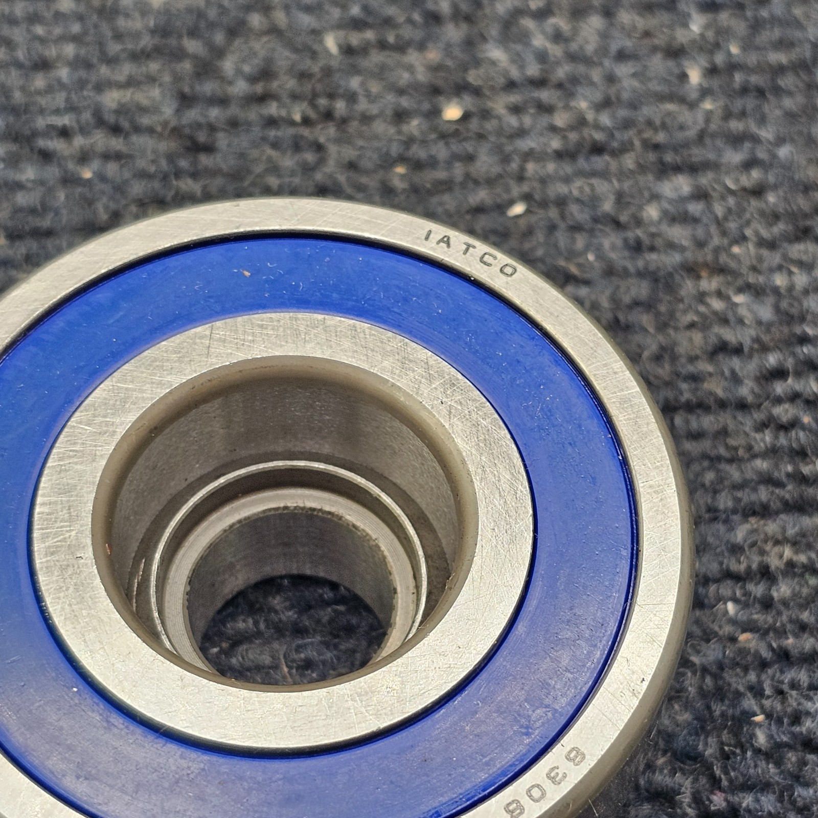 IATCO 6306-2RS-HT Pilot Bearing High Temp Blue with Hardware