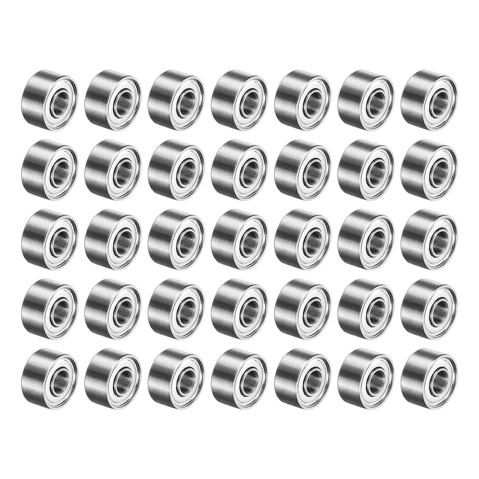 50pcs 693ZZ Deep Groove Ball Bearings 3x8x4mm Sealed, P0 (ABEC 1)