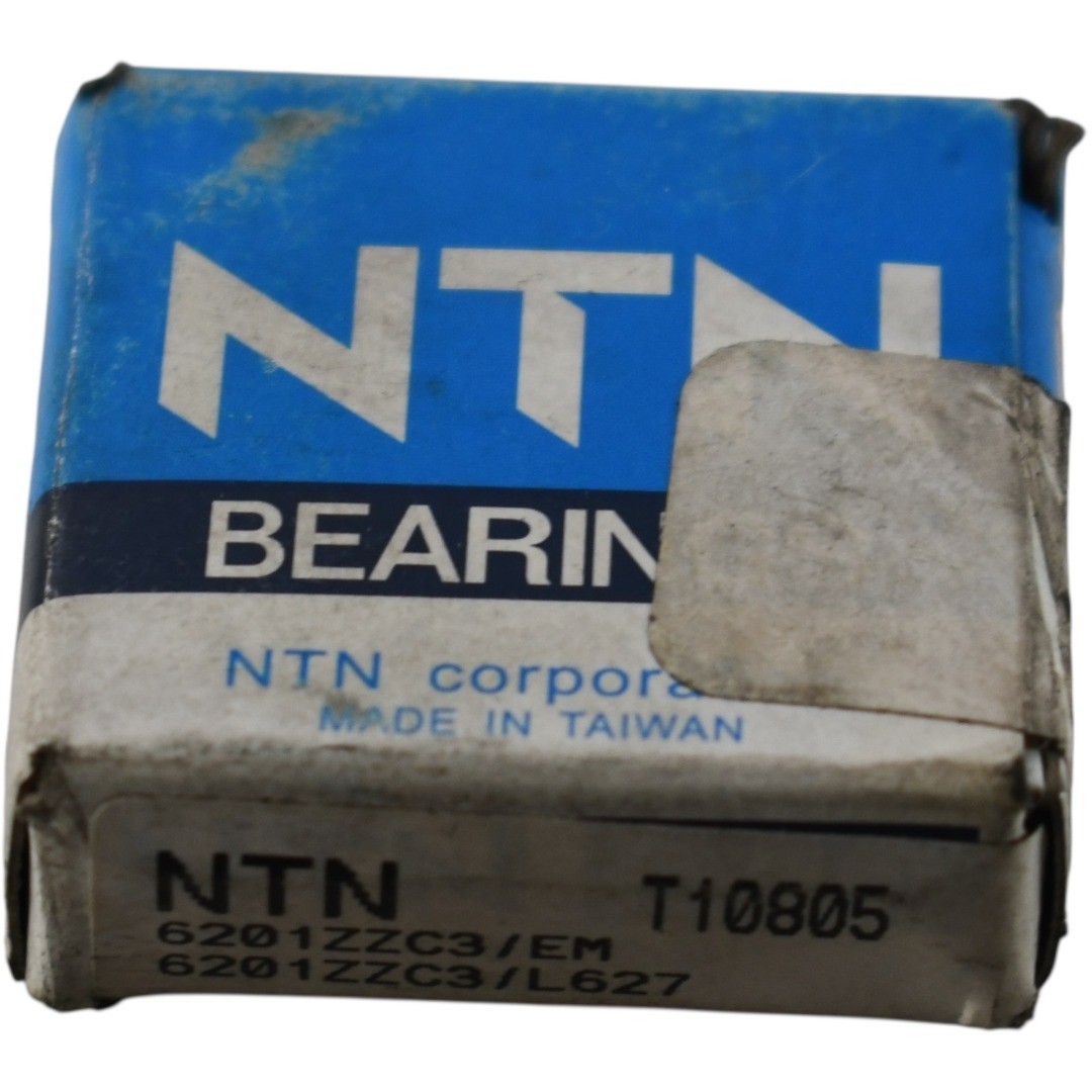 NEW NTN 6201ZZC3/EM 12x32x10mm Double Shielded Deep Groove Radial Ball Bearing