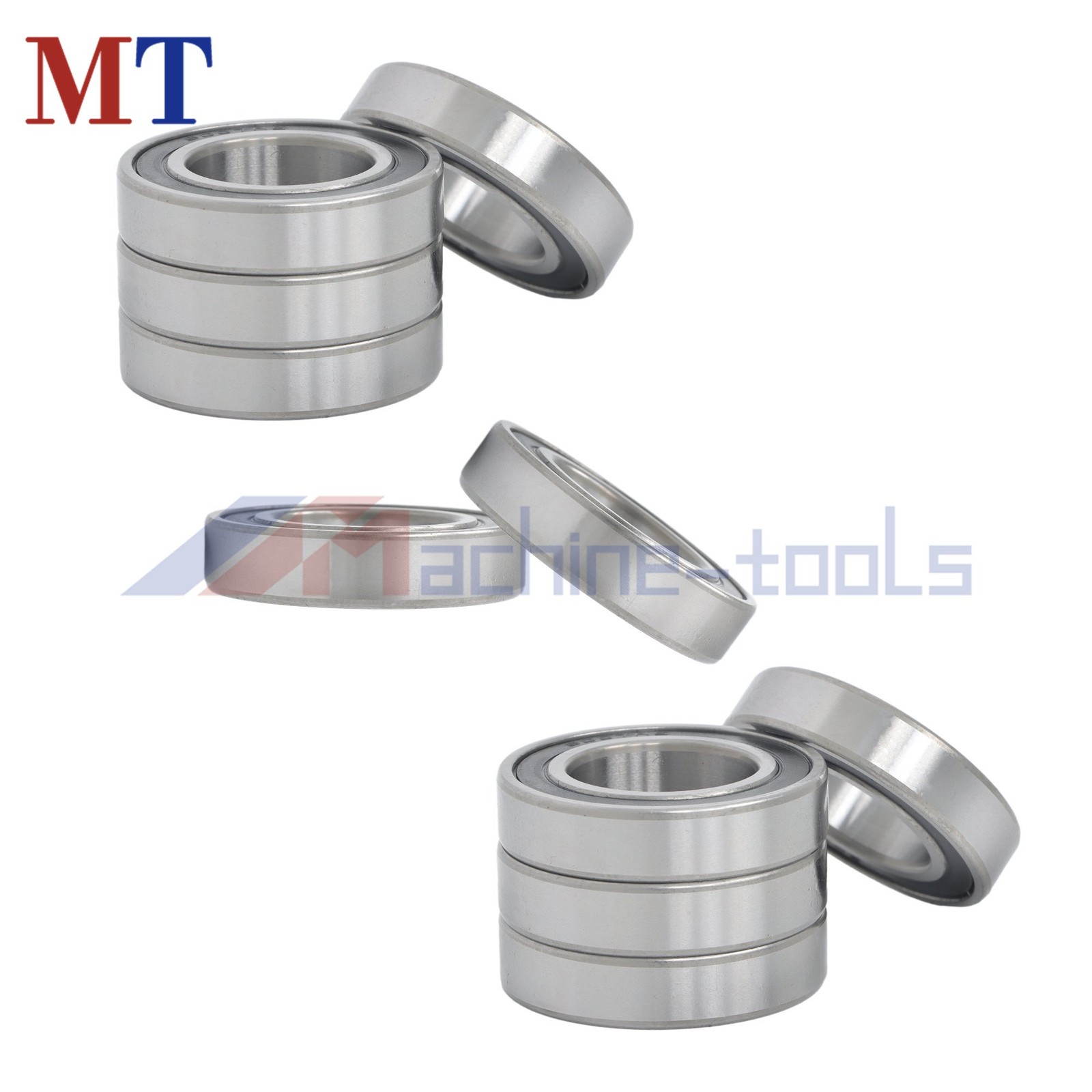6007-2RS Rubber Sealed Ball Bearings 10pcs 35x62x14mm Set