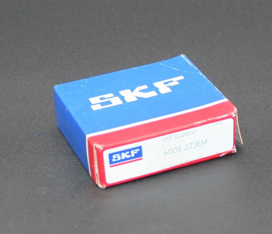 One (1) SKF 6005 2ZJEM Deep Groove Bearing 25MM ID 6005 2Z/C3GJN Argentina NEW