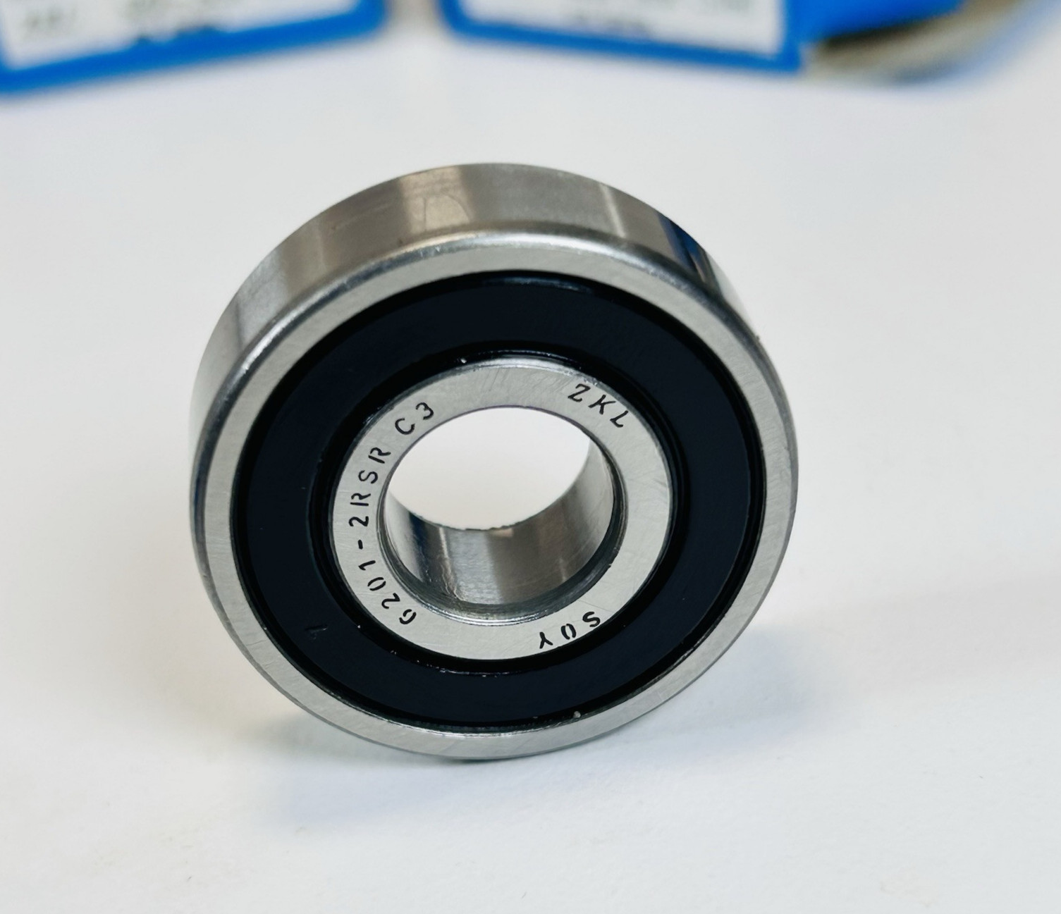 ZKL 6201-2RSR C3THD Sealed Ball Bearing. (Lot of 4)