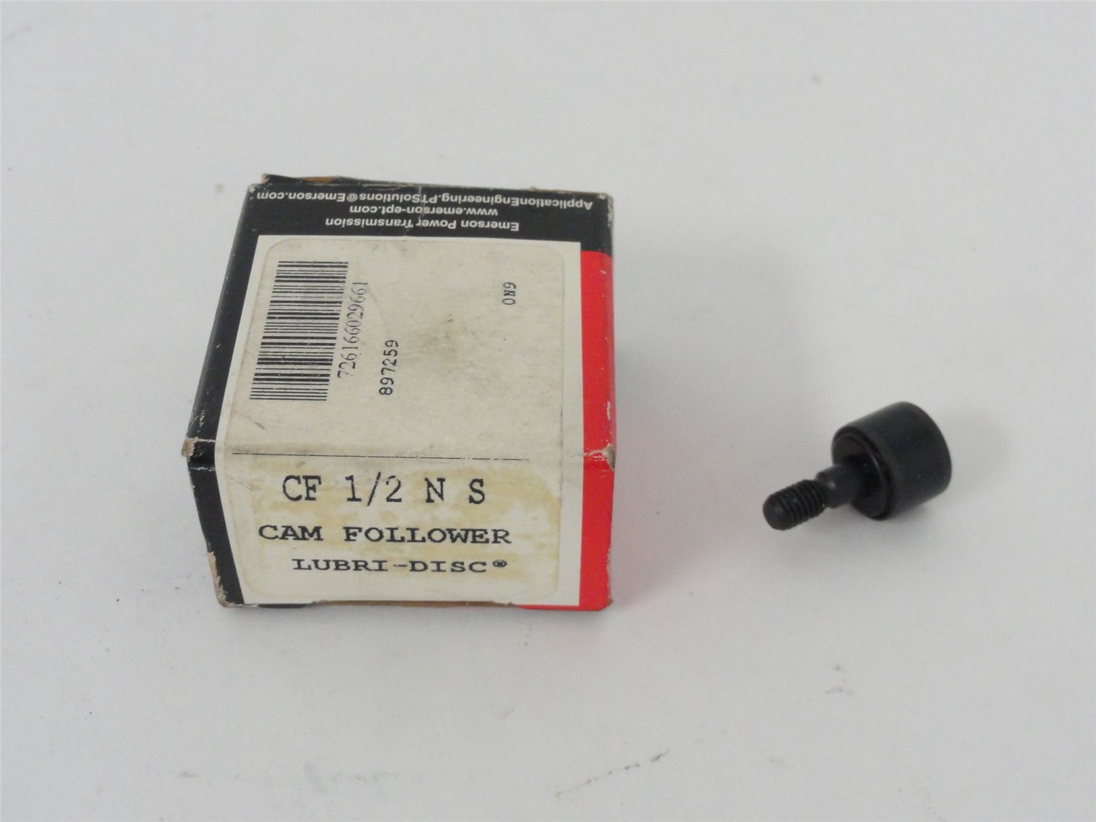 227944 New In Box; McGill CF 1/2 NS Cam Follower Roller: 0.5″ OD x 0.344″ Width