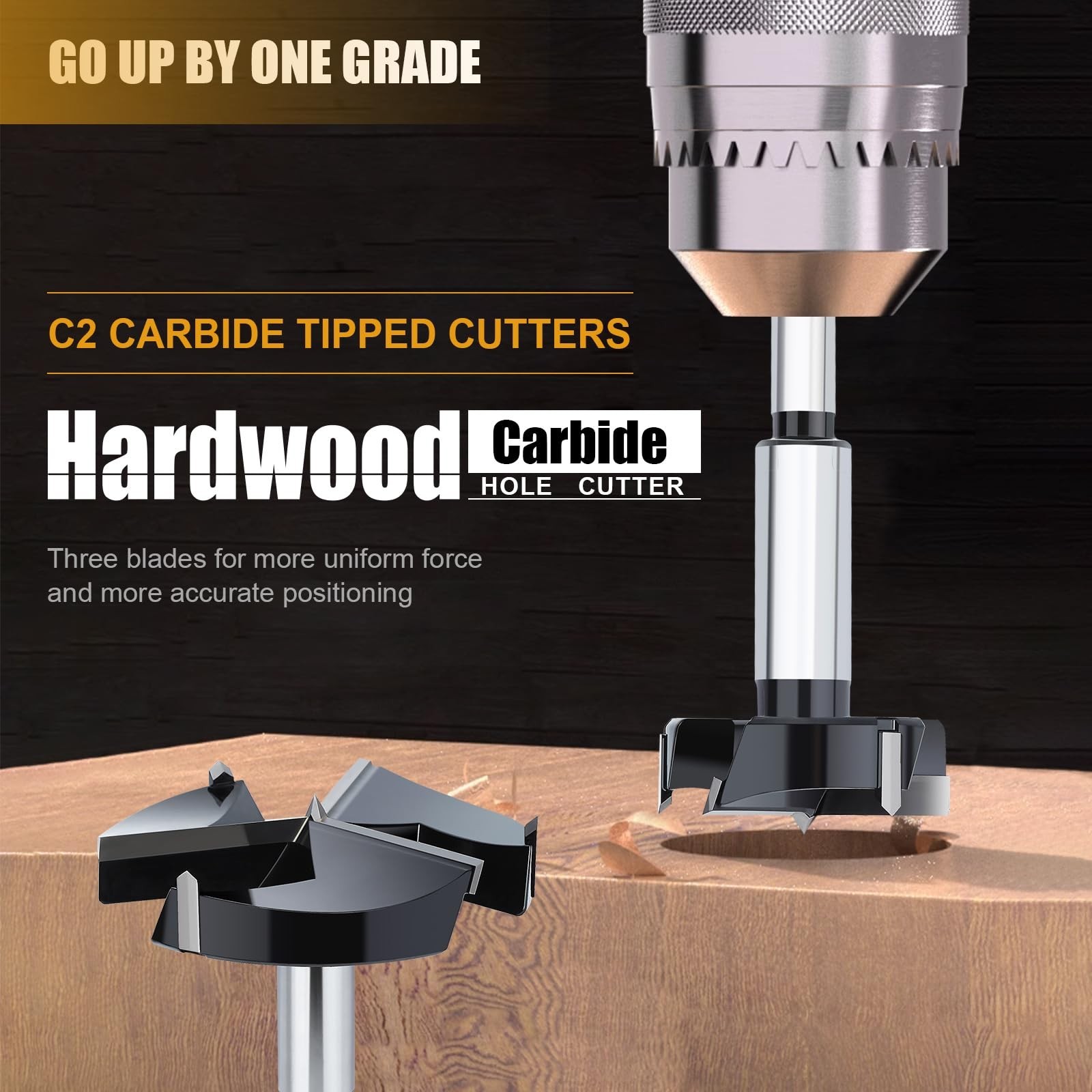 1-3/16″ | 30mm Forstner Drill Bit,Triple Flute Tungsten Carbide Tipped – for …