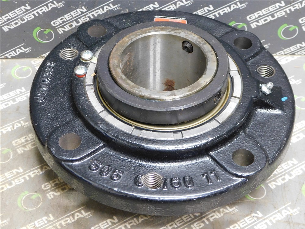 NEW Rexnord BS223518 Flanged Cartridge Block Spherical Roller Bearing 3.1875 in