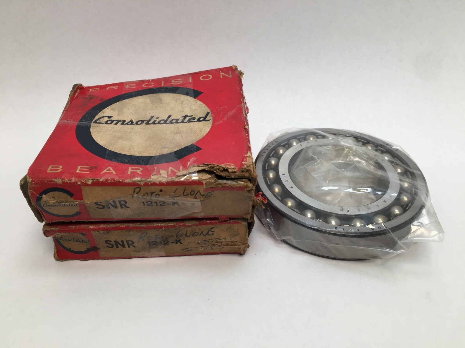 SNR 1212K Self Aligning Bearing 60x110x22 mm 1212-K Cons France 2 pcs