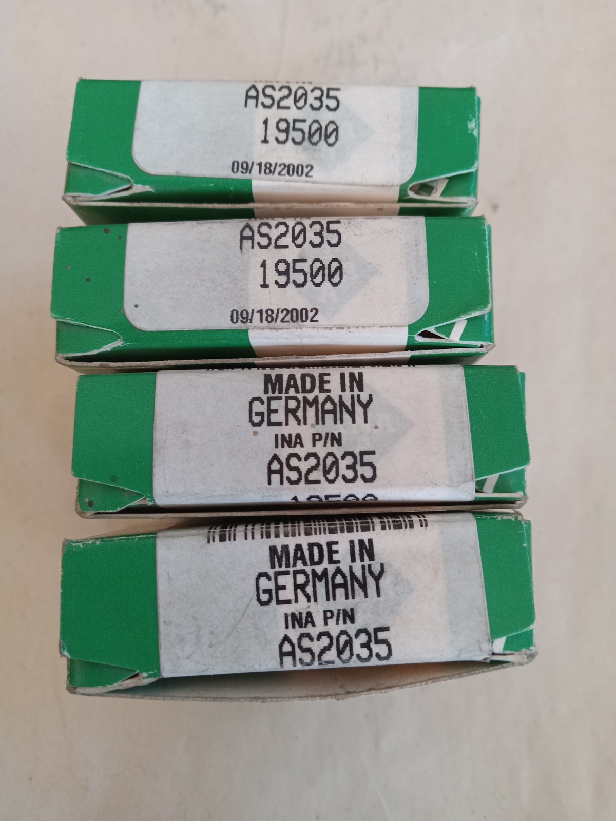 INA AS2035 30mm x 35mm x 1mm Bearing Thrust Washer (Lot of 4)