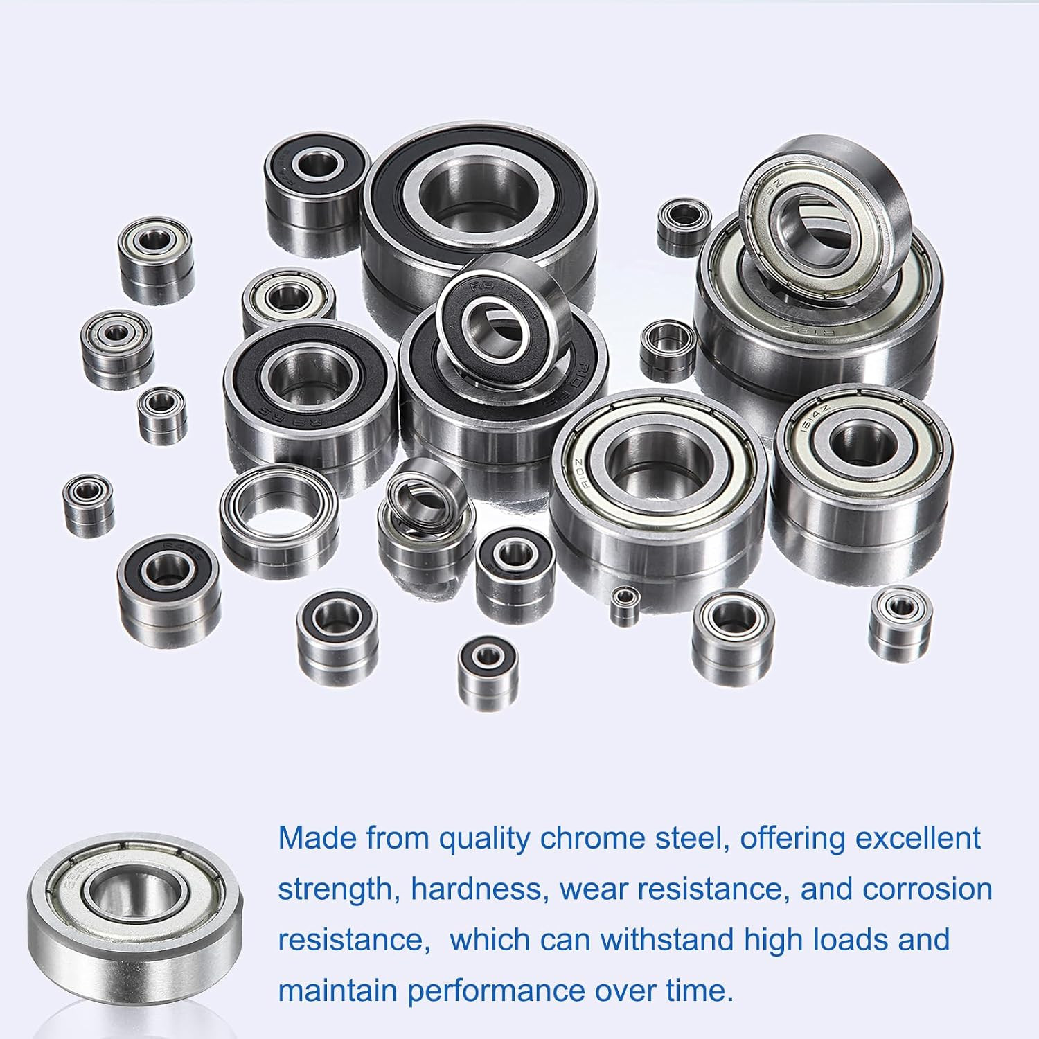 5Pcs R1660ZZ Deep Groove Ball Bearings 6Mm ID X 16Mm OD X 5Mm Height P5