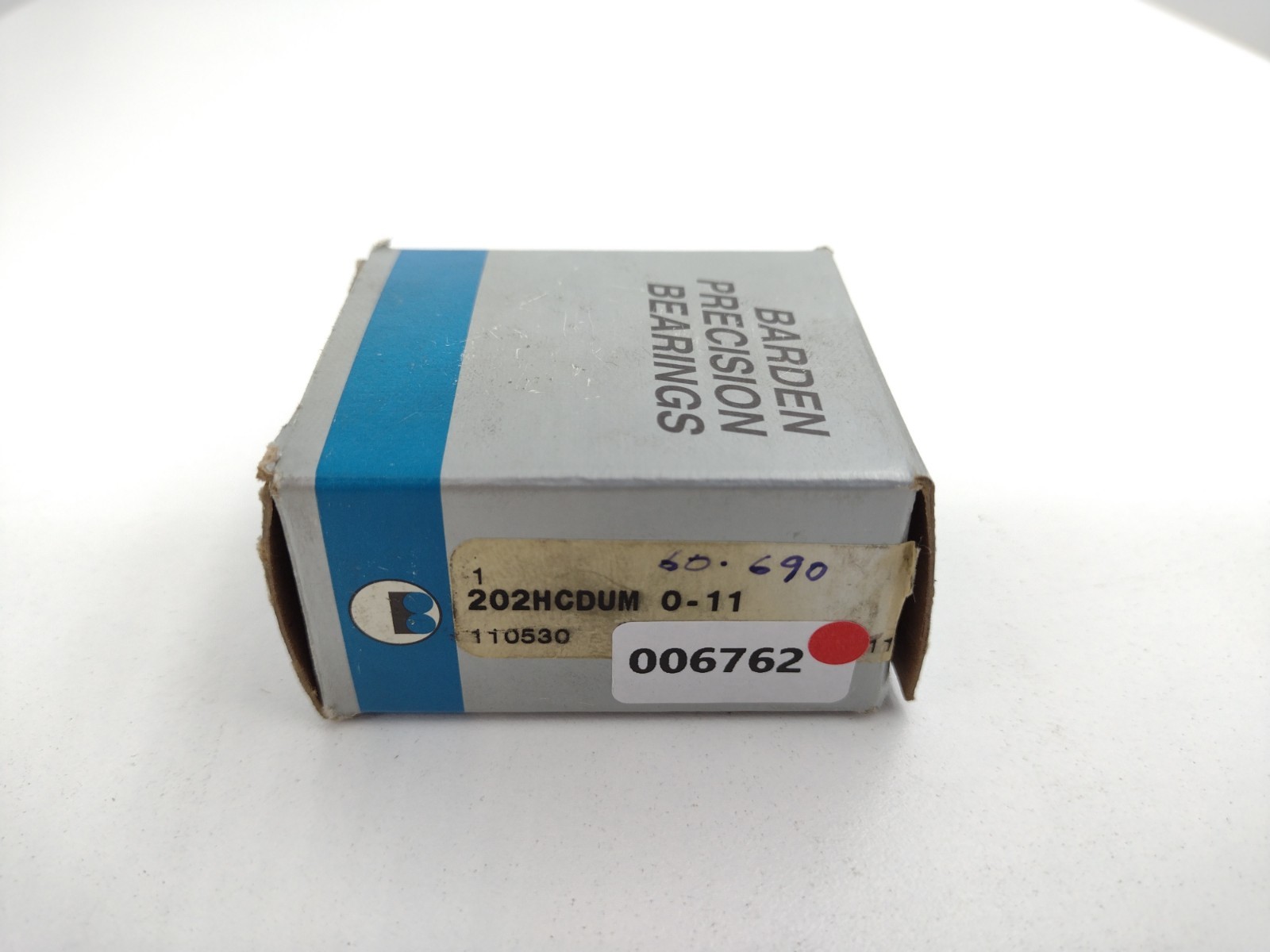 *** Barden 202HCDUM Angular Contact Spindle Bearing 15 mm Bore