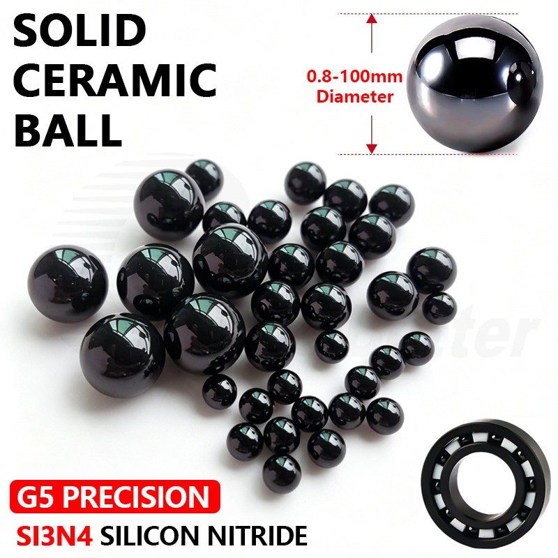 Silicon Nitride Ceramic Balls G5 Precision Bearing Ball Bead Si3N4 Ø0.8mm-100mm