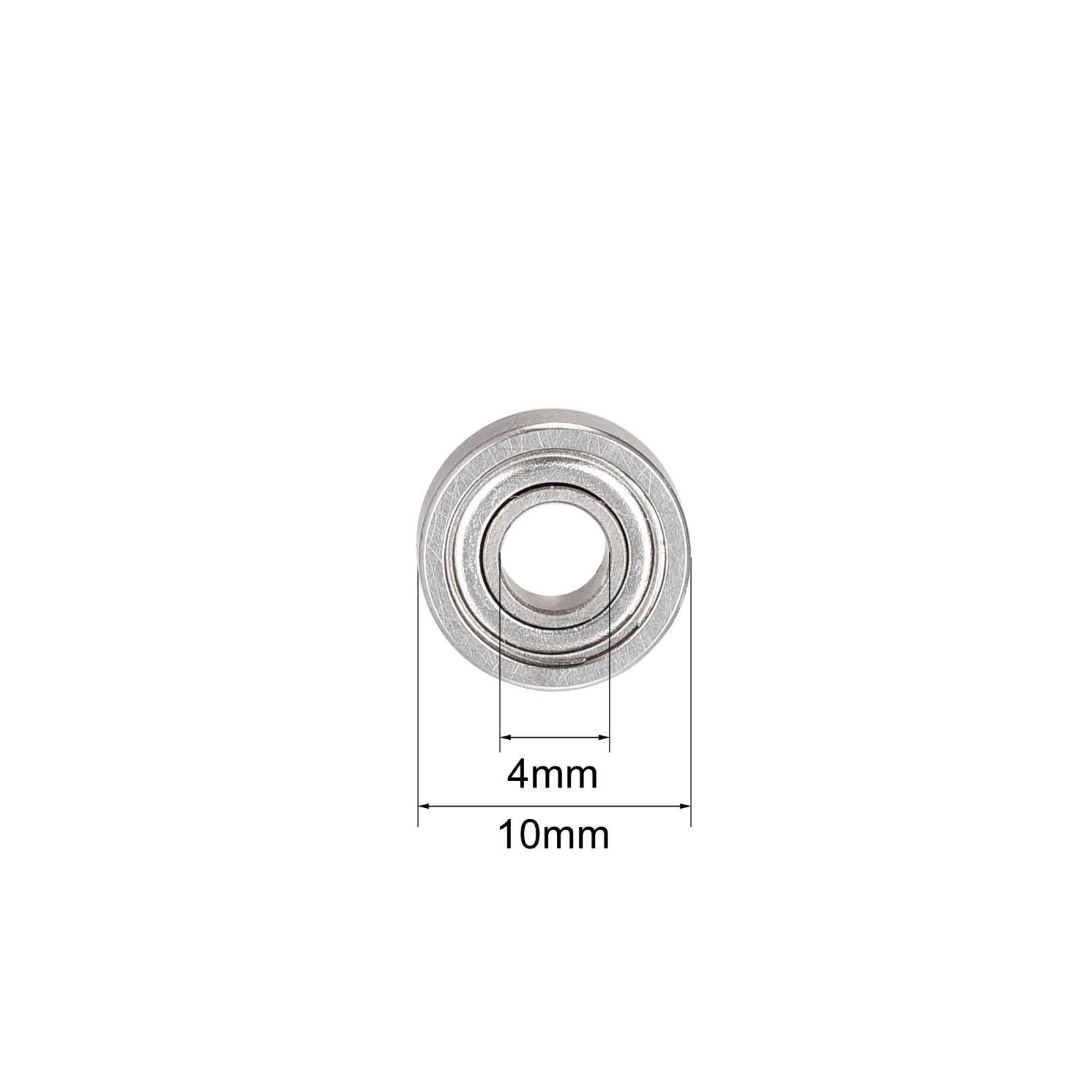SMR104ZZ Stainless Steel Ball Bearing 4x10x4mm Double Shielded Bearings 2pcs