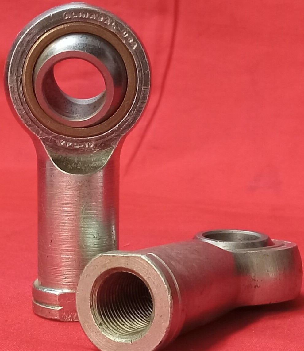ALINABAL 3/8″ FEMALE ROD END BEARING STEEL MATERIAL VFL-10 *LOT OF 2*
