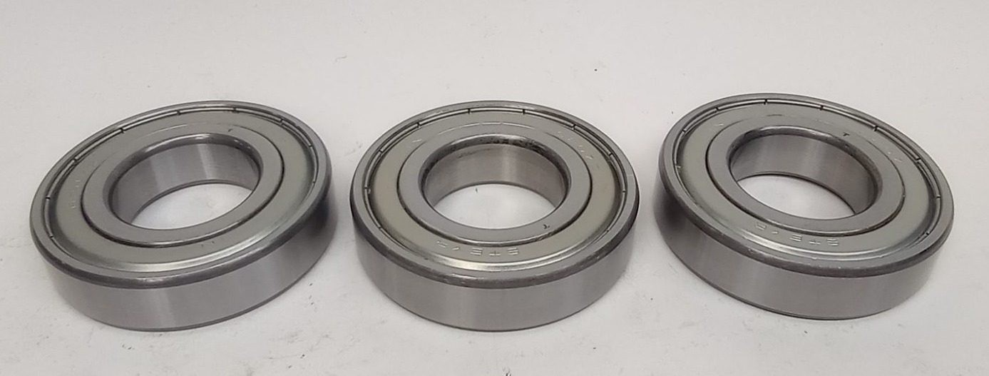 Steyr 6207-2Z Ball Bearing Deep Groove 35X72X17mm Double Shielded (Pack of 3)