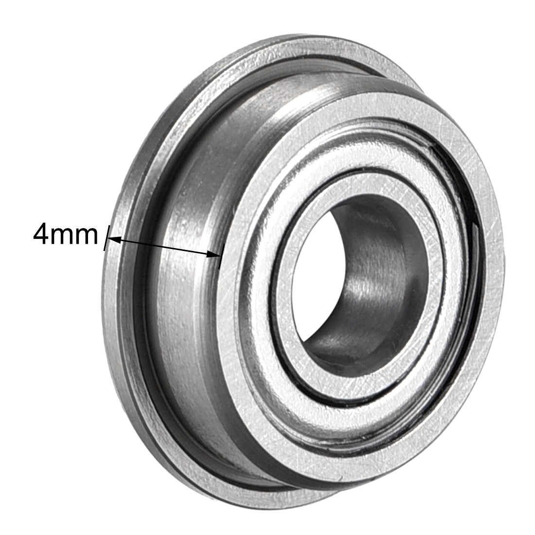 10 Pcs 5mmx13mmx4mm Flange Ball Bearing Double Double Shielded Bearings F695ZZ