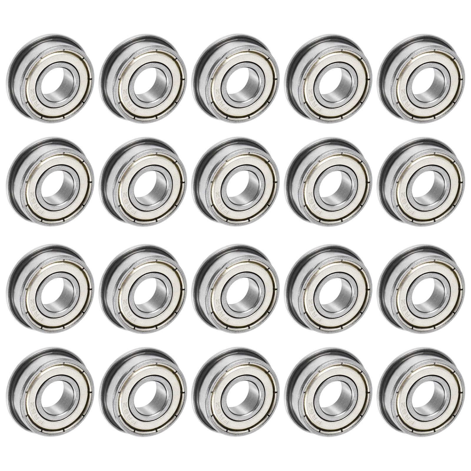 FR6ZZ Flanged Ball Bearing 3/8×7/8×9/32″ Chrome Steel Flange Bearings 20pcs