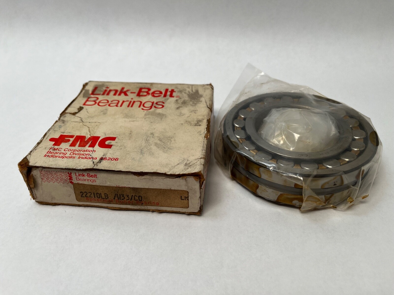 Link-Belt 22210LBKW33C3 Bearing 50x90x23 mm 22210-LB-K-W33-C3 22210MB USA