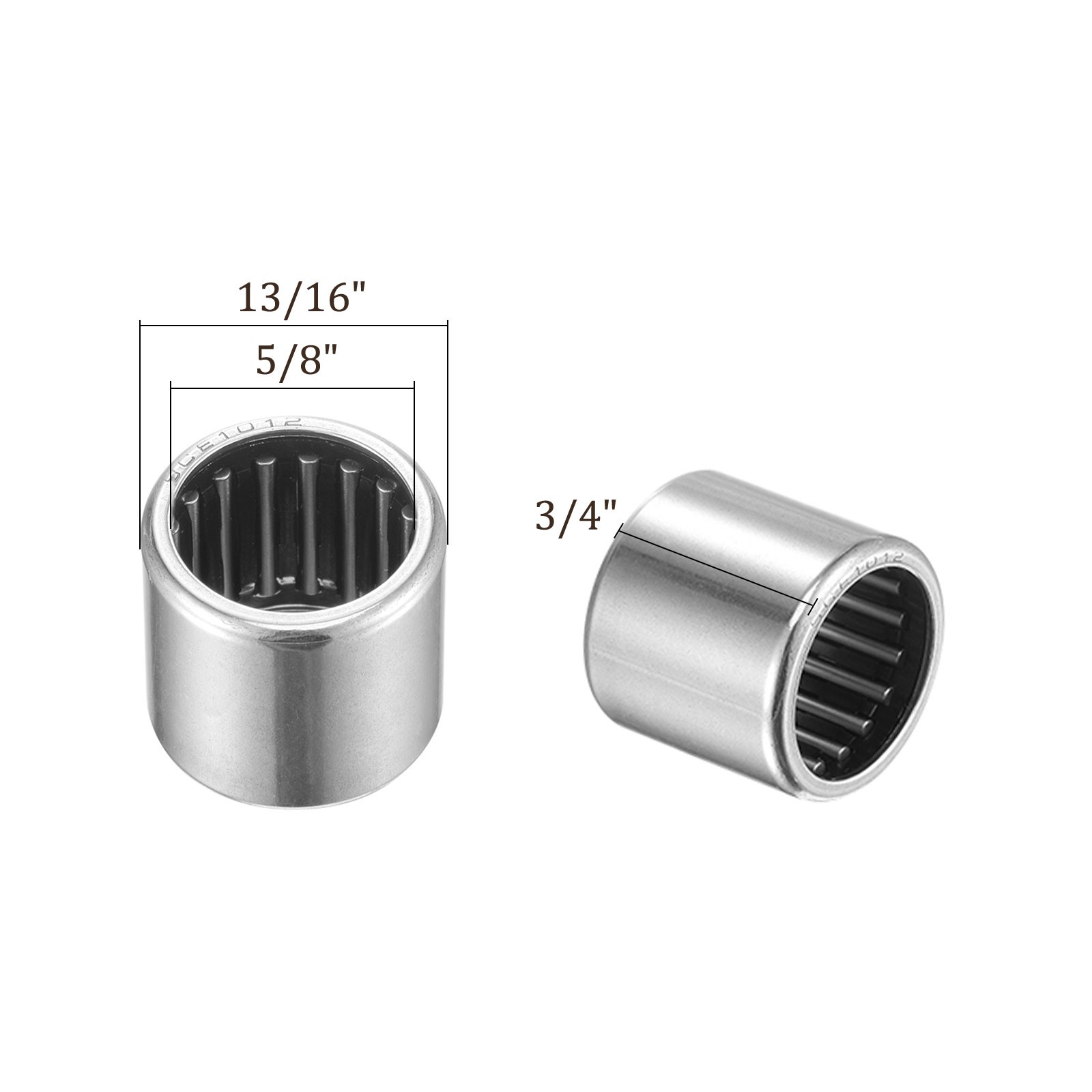 10pcs SCE1012 Needle Roller Bearings 5/8″x13/16″x3/4″ for Gearbox Use