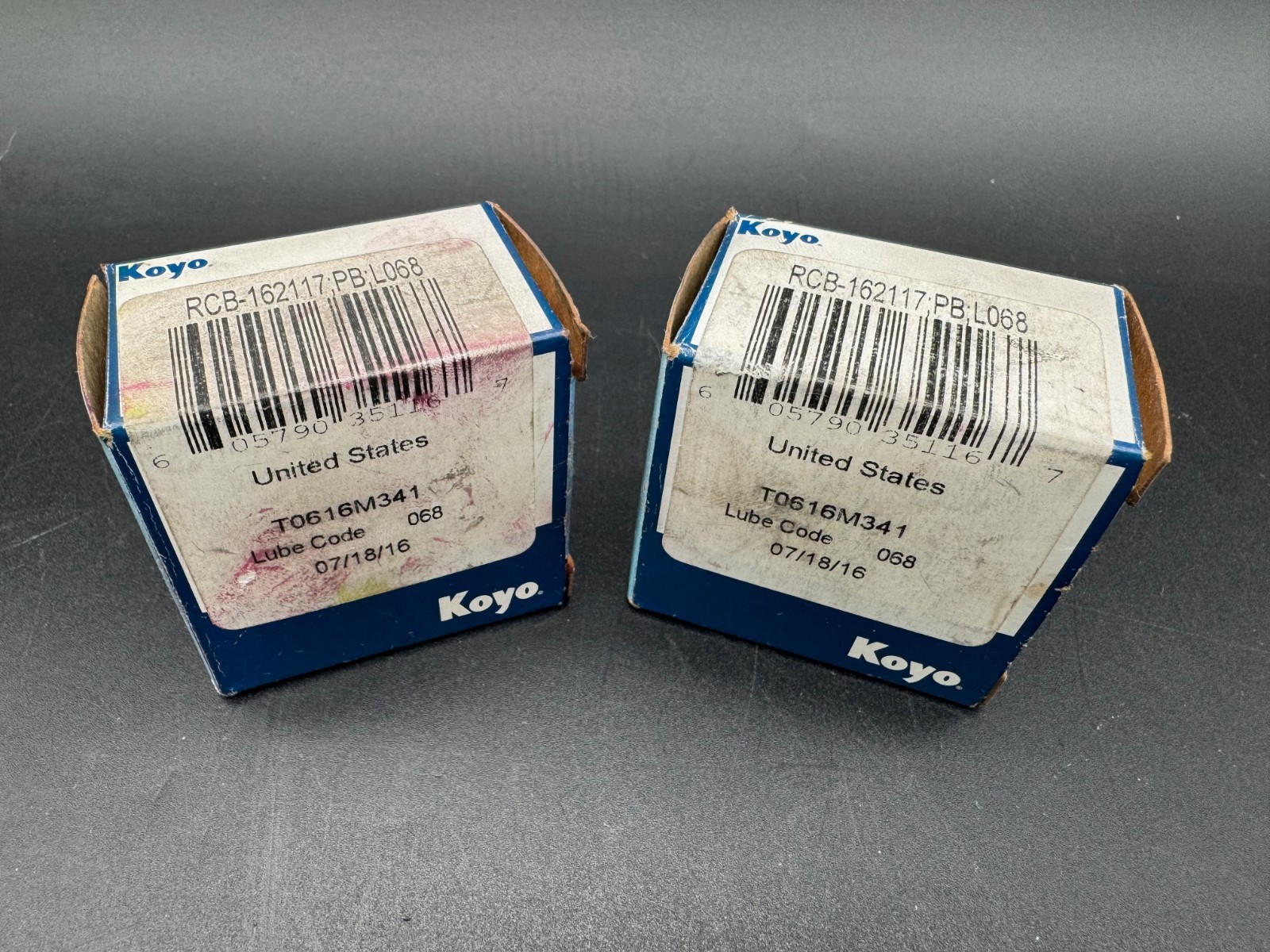 One (1) Koyo RCB-162117 Drawn Cup Needle Roller Clutch Bearing, 1″ Bore USA NEW