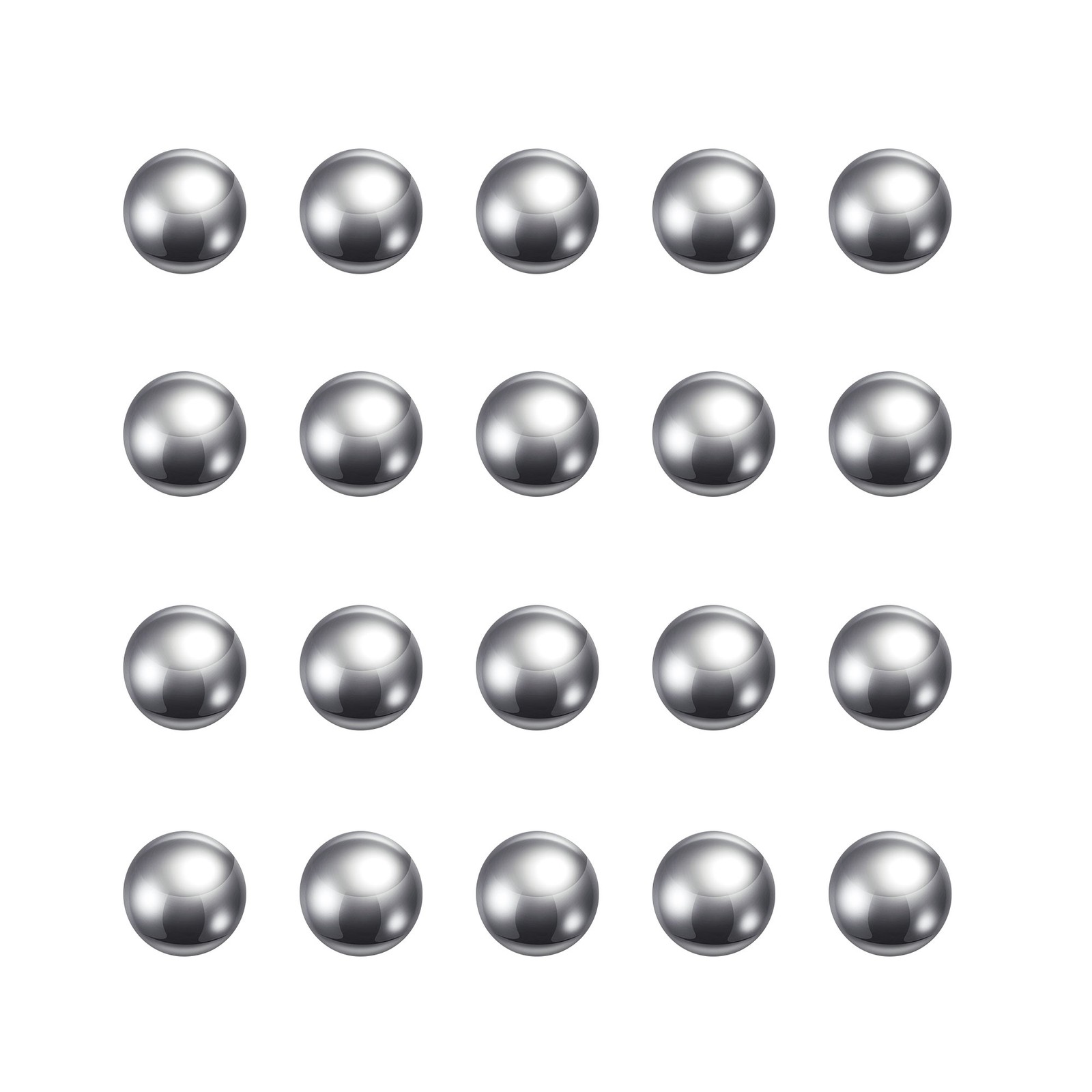 2.5mm Bearing Balls 304 Stainless Steel G100 Precision Balls 2000pcs