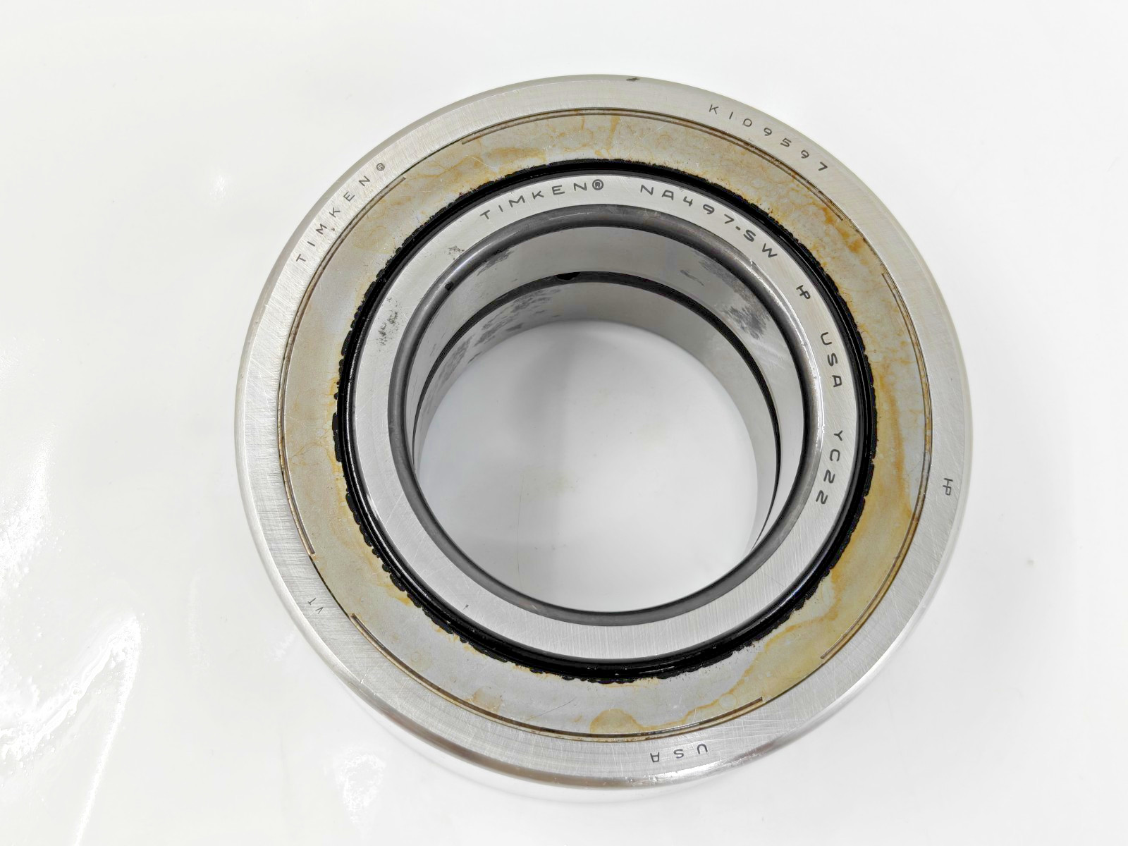 NA497SW 90221 Timken Double Row Tapered Roller Bearing Timken NA497SW / K109597