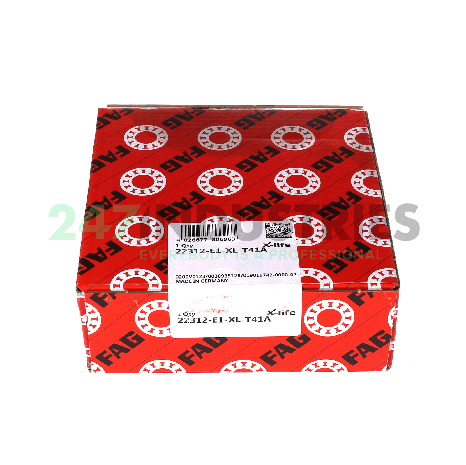 22312-E1-XL-T41A FAG 60 x 130 x 46 mm SPHERICAL ROLLER