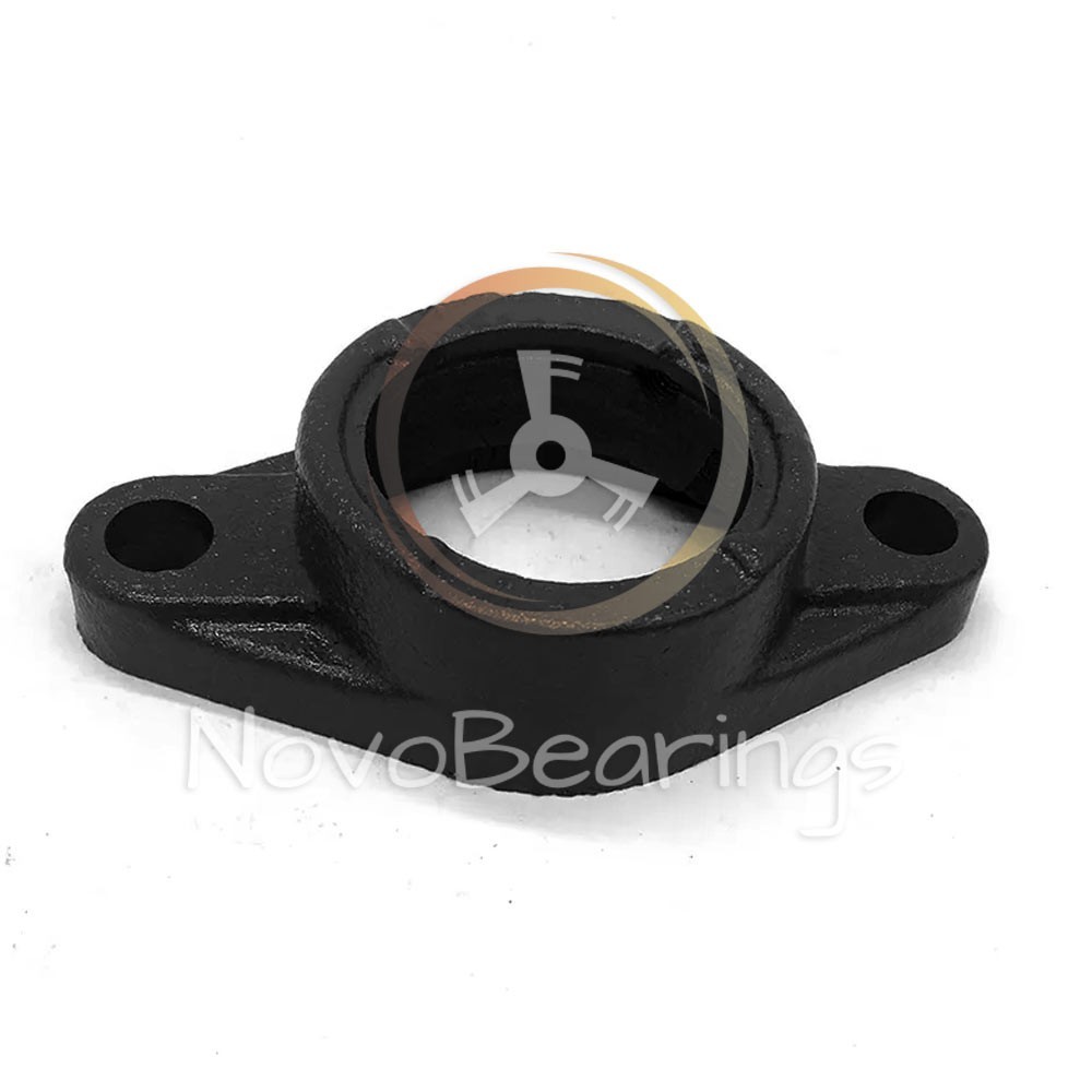 FL205 2-bolt Flanged Oval Housing for xx205 insert ball bearings by SNR brand