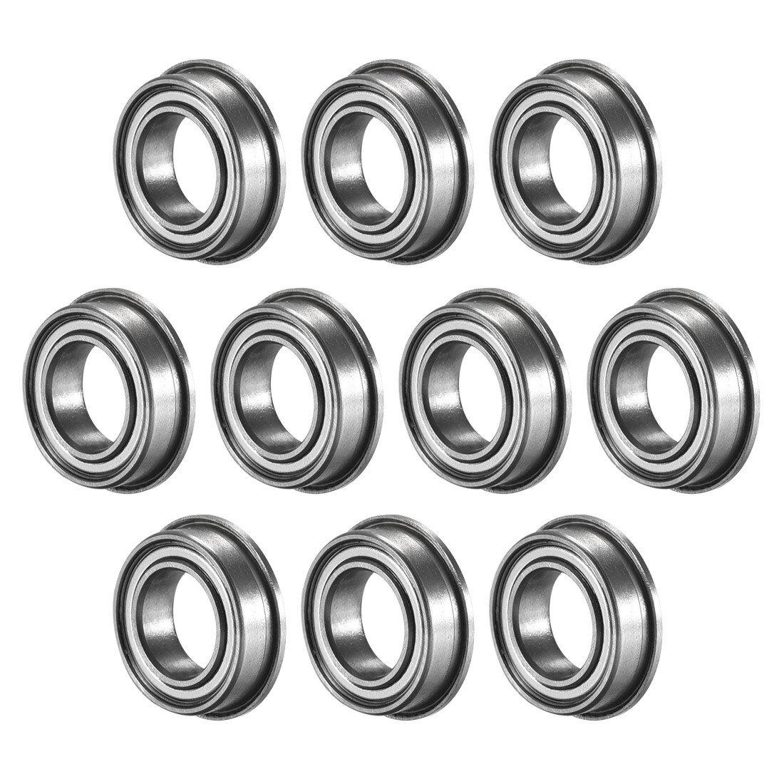 10pcs 8mmx14mmx4mm Flange Bearing,Double Metal Double Shielded Bearings MF148ZZ