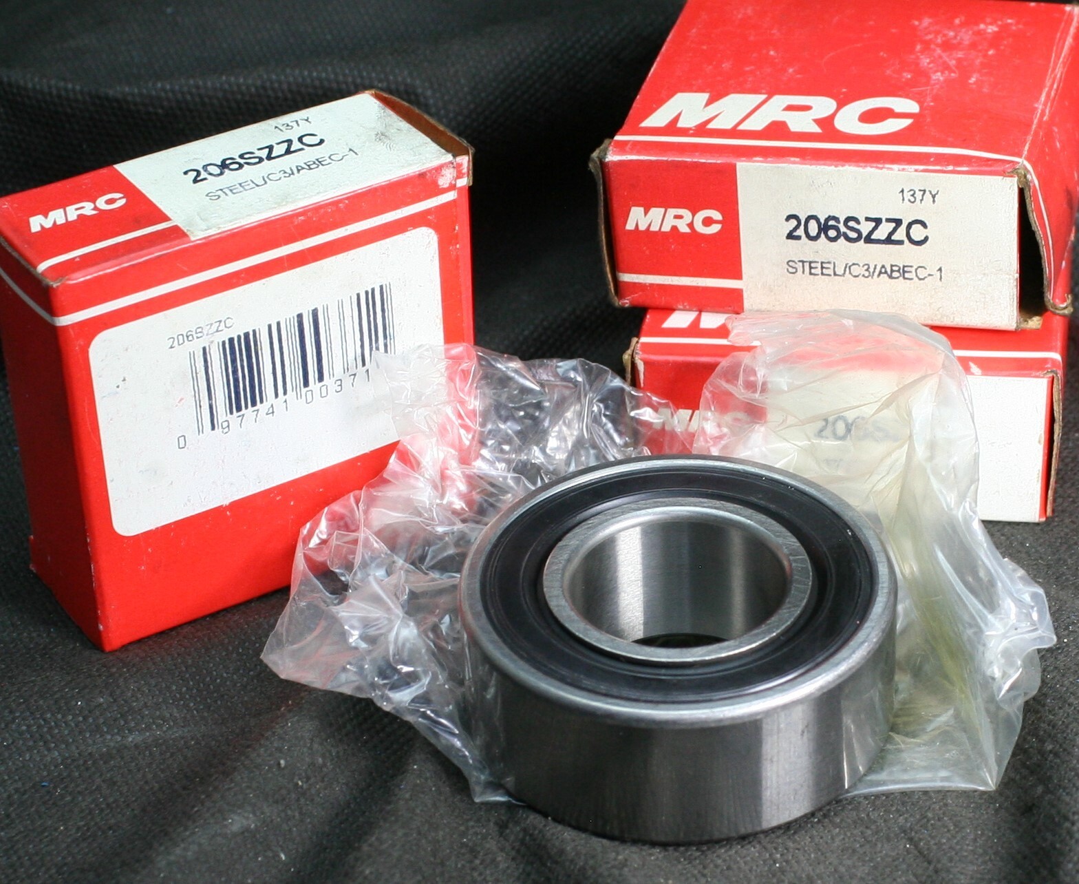 One (1) MRC 206 SZZC Deep Groove Bearing 30 MM ID Japan NEW