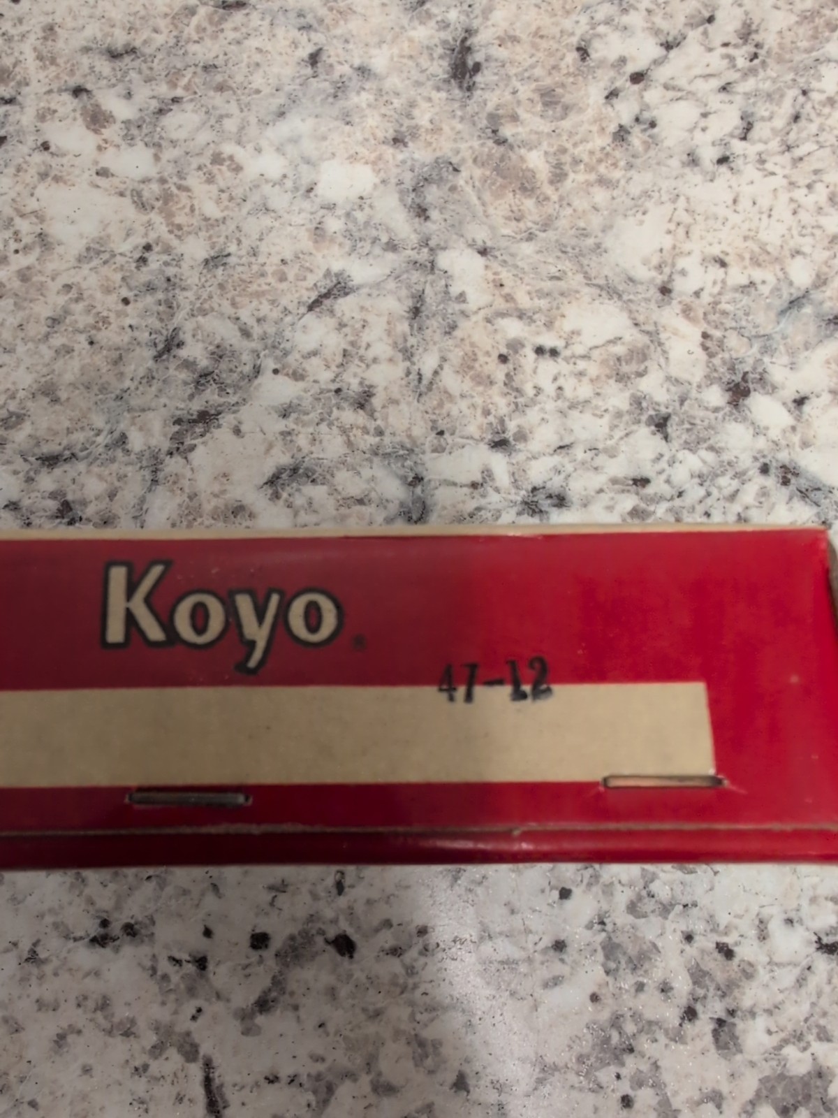 Koyo NJ312 CS78 Cylindrical Roller Bearing 60mm ID x 130mm OD x 31mm W NJ312CS78