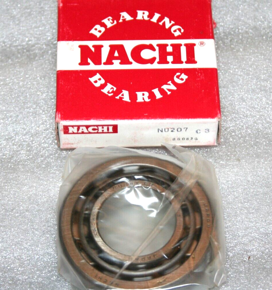 NACHI NU 207 C3 Cylindrical Roller Bearing * NEW *