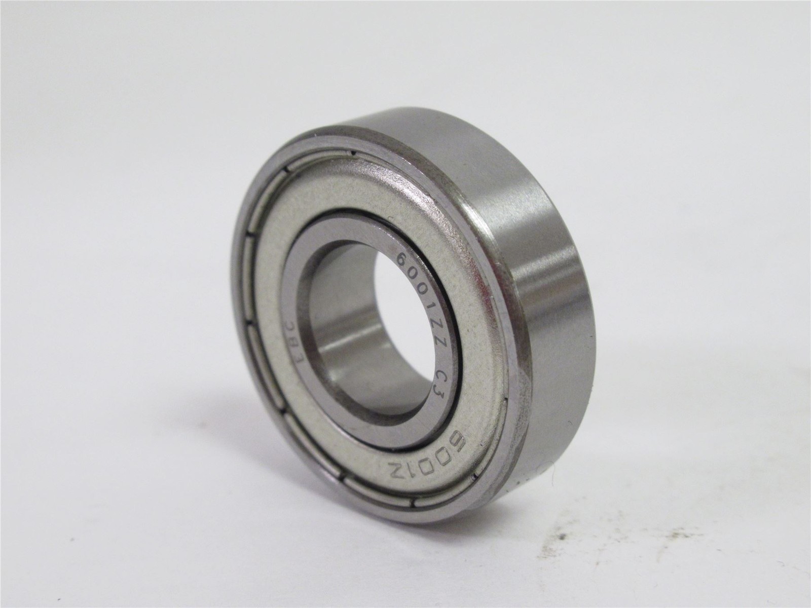 230749 New-No Box; EBC 6001ZZ C3 Single Row Ball Bearing; 12mmID; 28mmOD; 8mmW