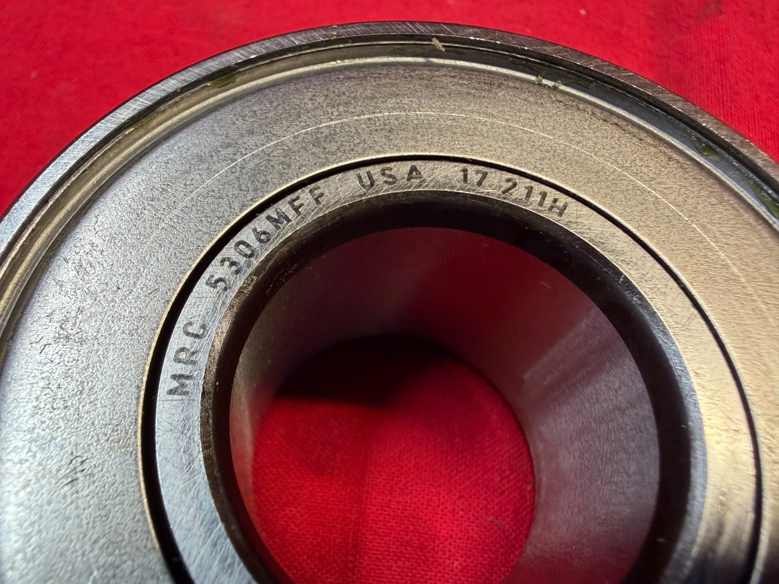 MRC CONTACT BEARING 5306MFF 30MM BORE 72MM OD 1.875″ WIDTH