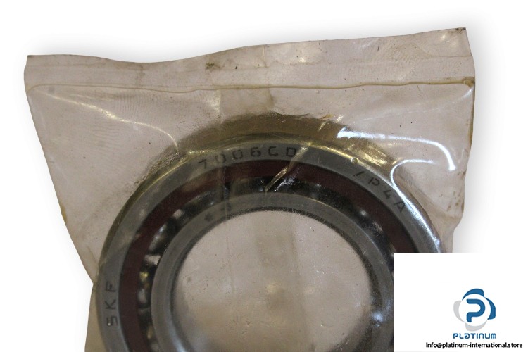 SKF 7006 CD/P4A ANGULAR CONTACT BALL BEARING_30 mm_15 ° angle_32000 rpm_ P4A