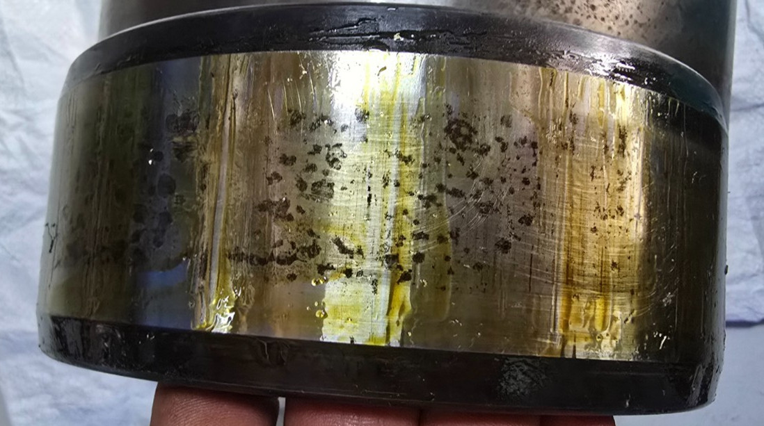 NU 2228 M C3 Cylindrical Roller Bearing USED NTN JAPAN BRONZE CAGE RUSTED NU2228