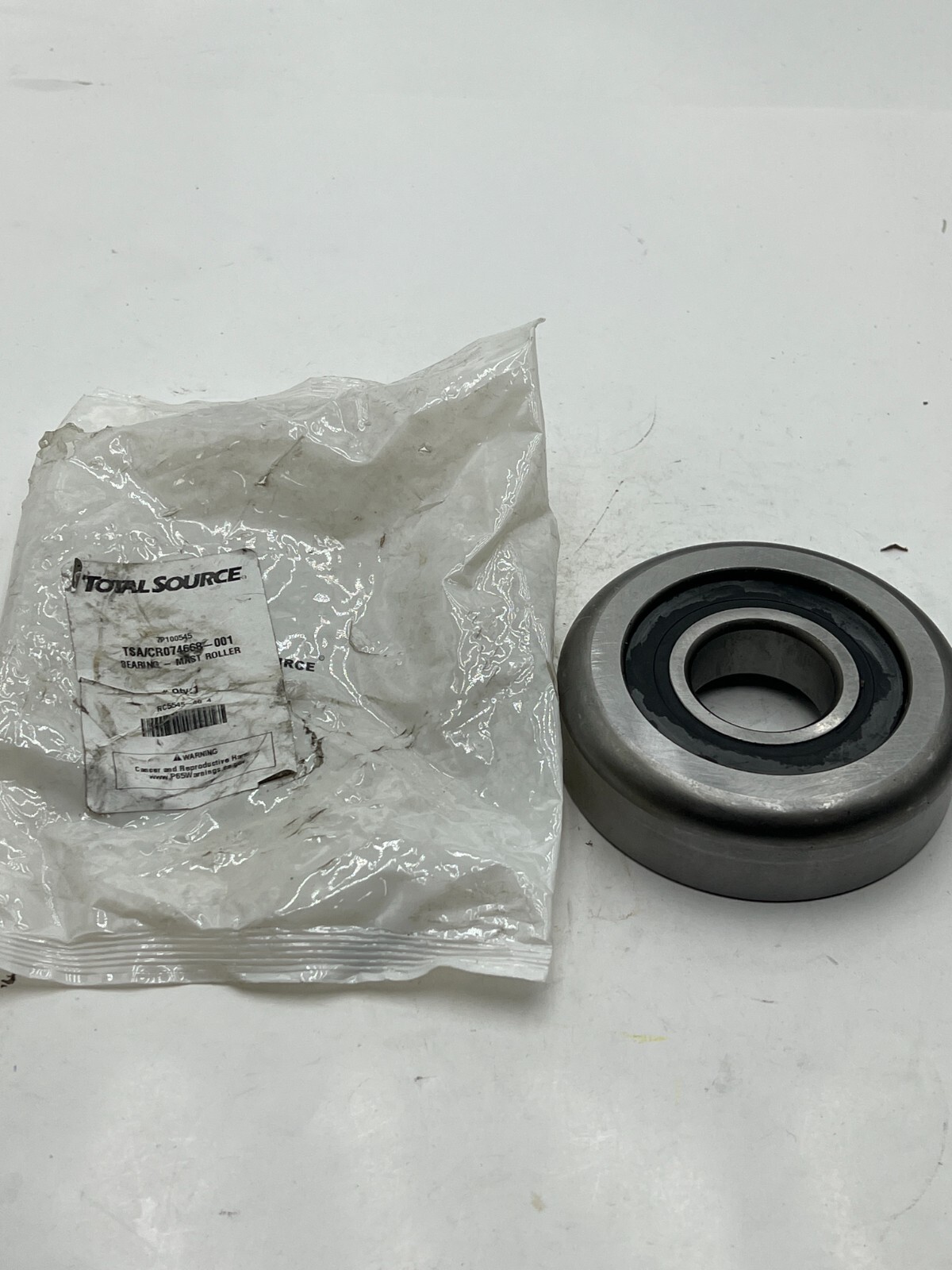 Total Source Mast Roller Bearing Silver Stainless Steel CR074668-001