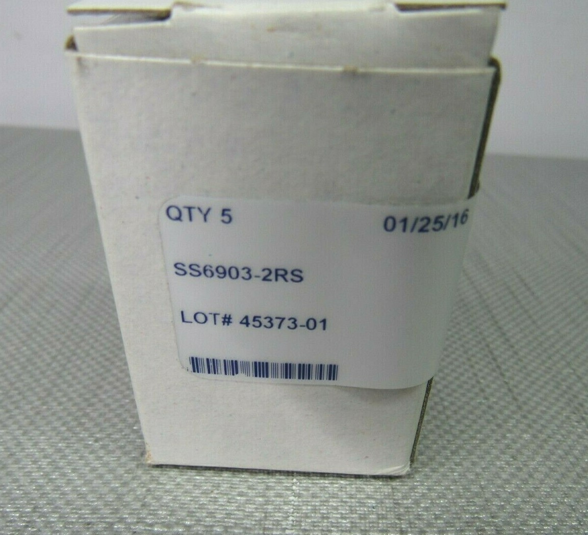 S6903-2RS Stainless Steel Ball Bearing Lot of 5
