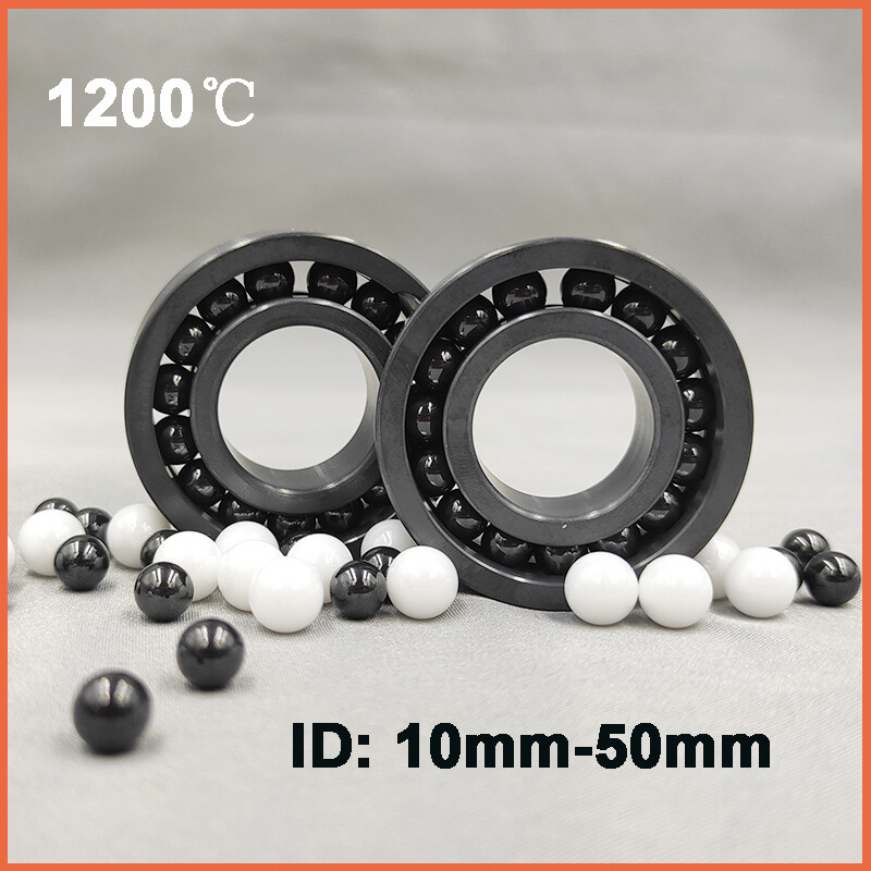 Si3N4 Ceramic Bearing ID 10mm-50mm High Temperature Resistance 1200℃ Insulation