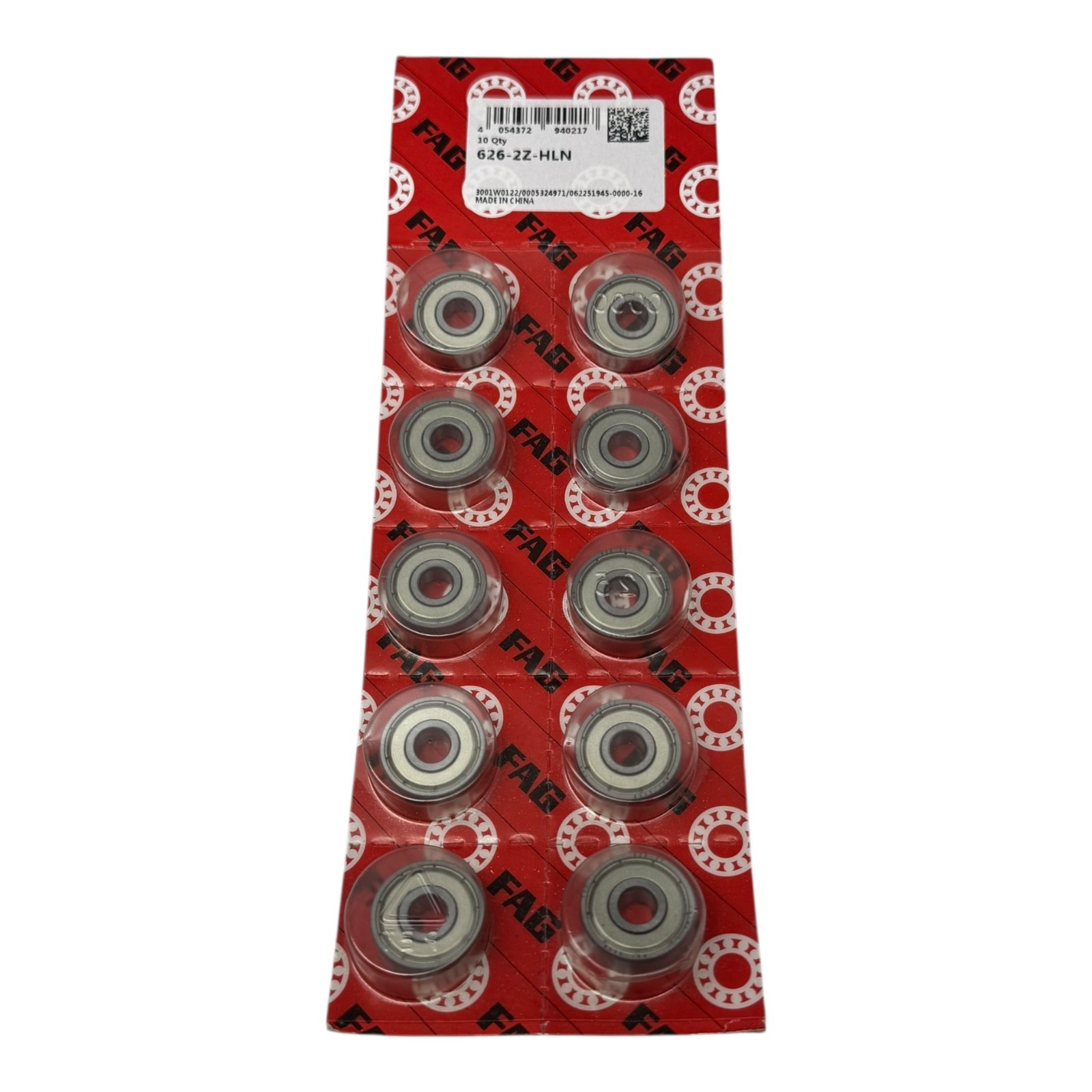 FAG 626-2Z-HLN Deep Groove Ball Bearing 6x19x6mm Single Row Sheet Steel Cage …