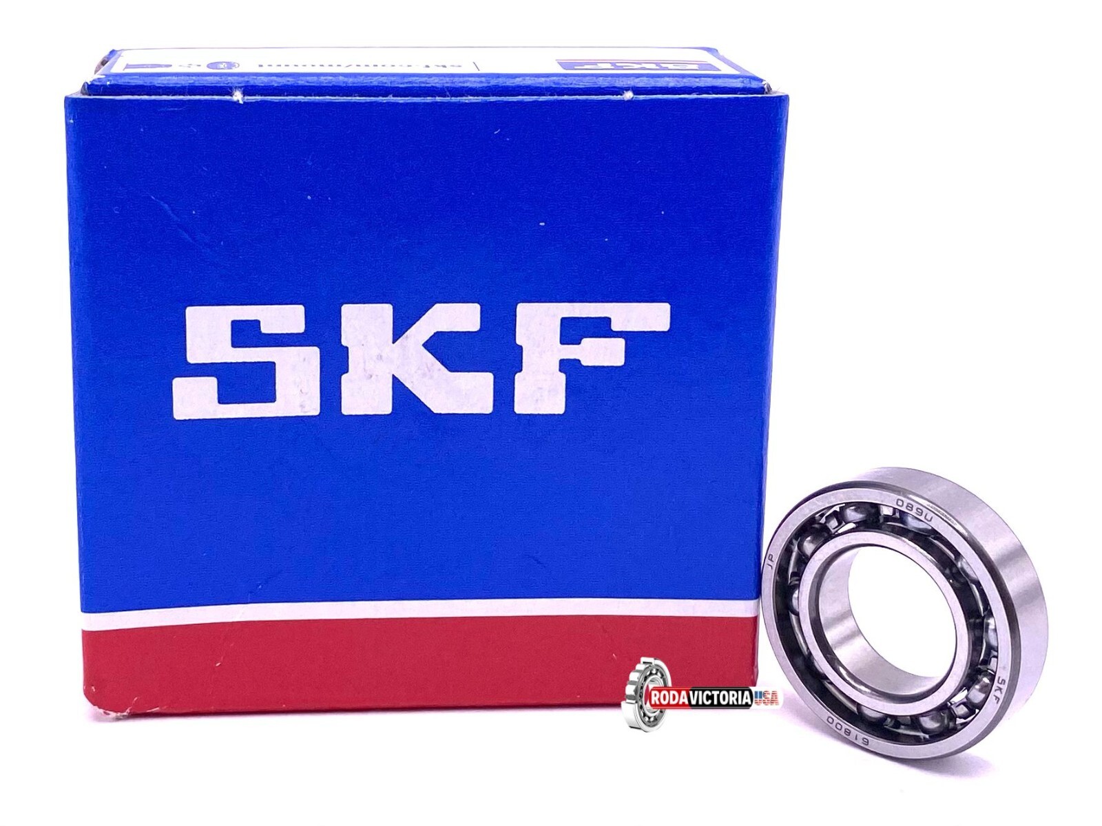 SKF Japan 61800 Deep Groove Ball Bearing, Open Type, No Seals 10x19x5 mm