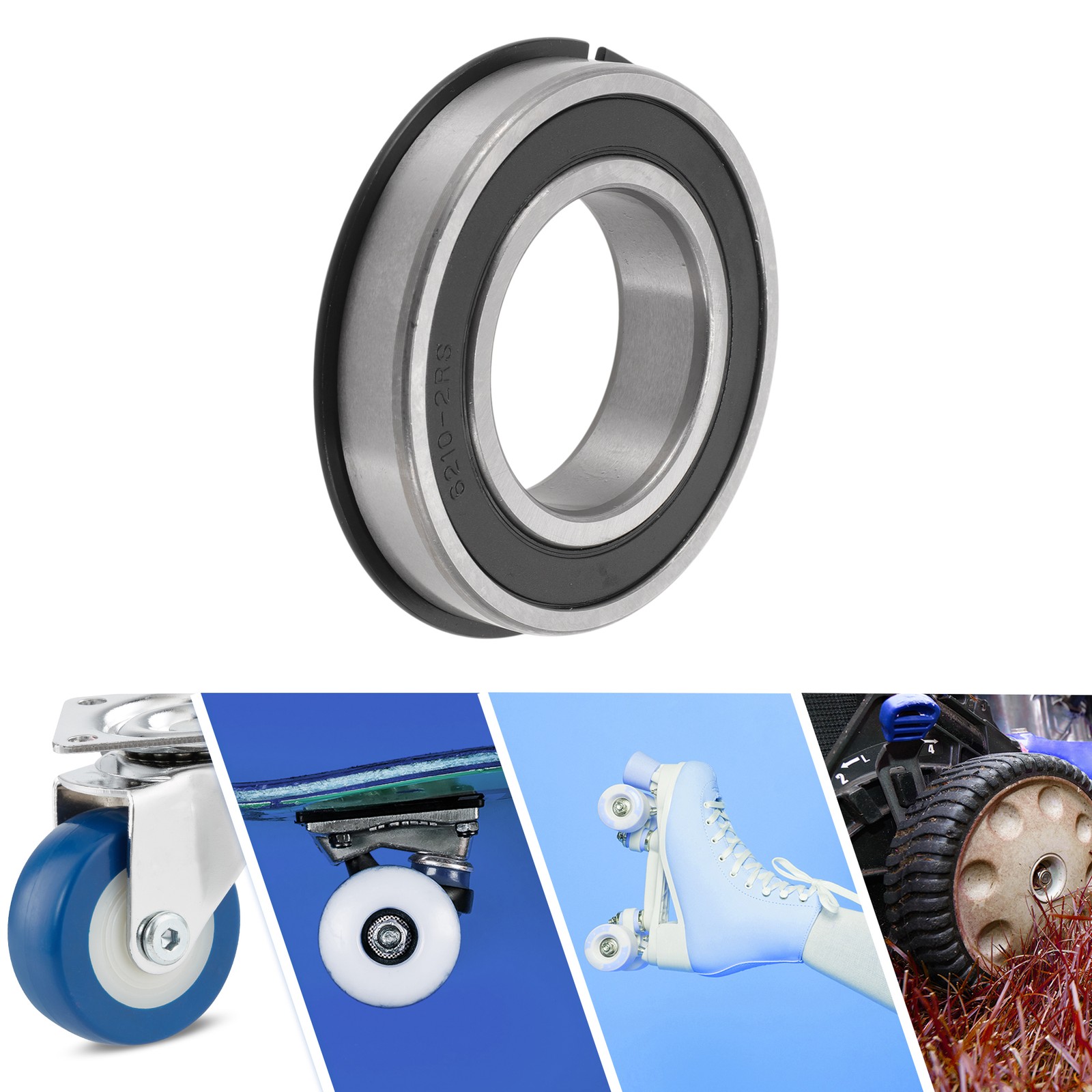6210NR2RS Deep Groove Ball Bearings 50x90x20mm 1 Pc Scooter Skateboard Wheel