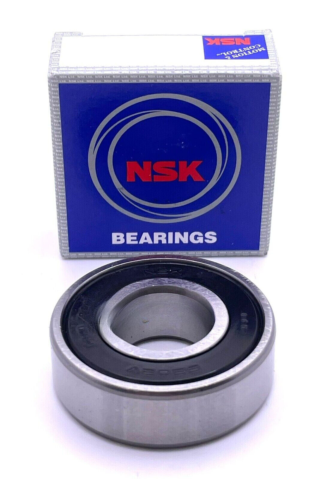 NSK 6202 VV DEEP GROOVE BALL BEARING, RUBBER SEALED 15x35x11mm