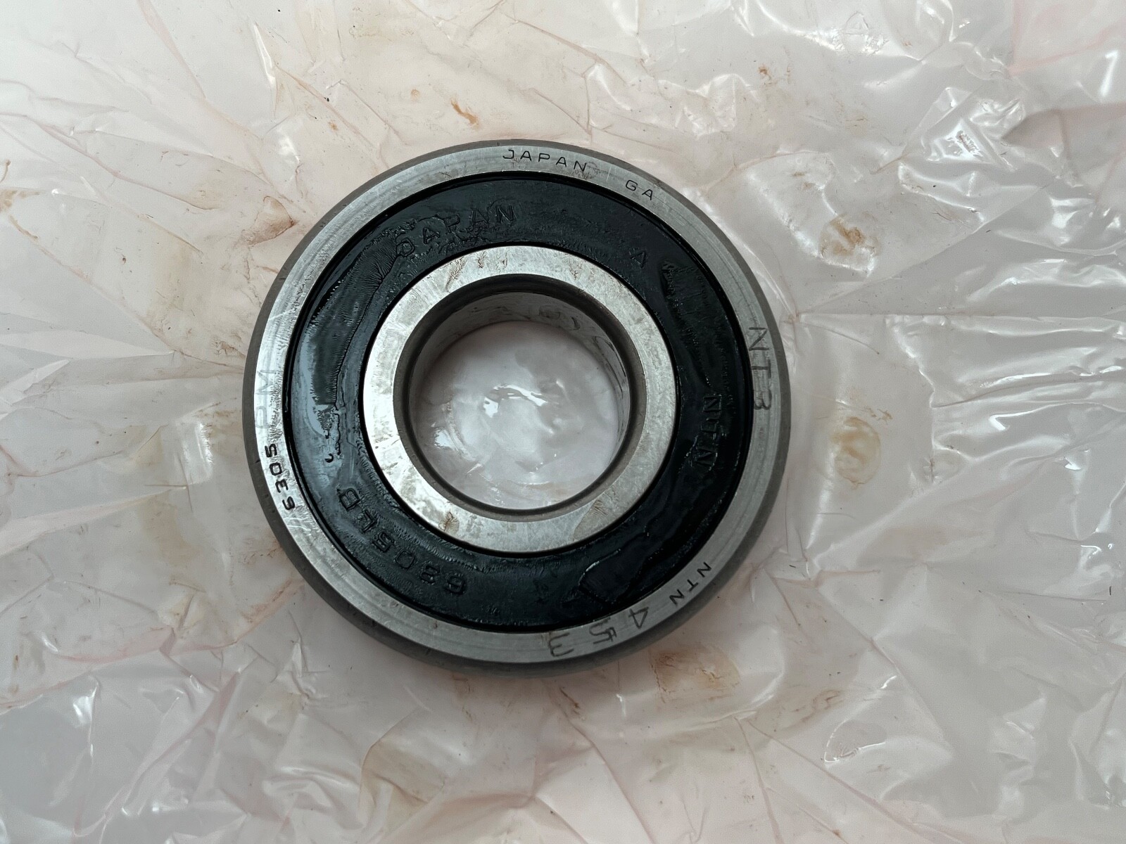 NTN 6305LLBPM9B Bearing Rubber Seals 25x62x17mm 6305RS 6305-LLB-PM-9B Japan 5Pcs