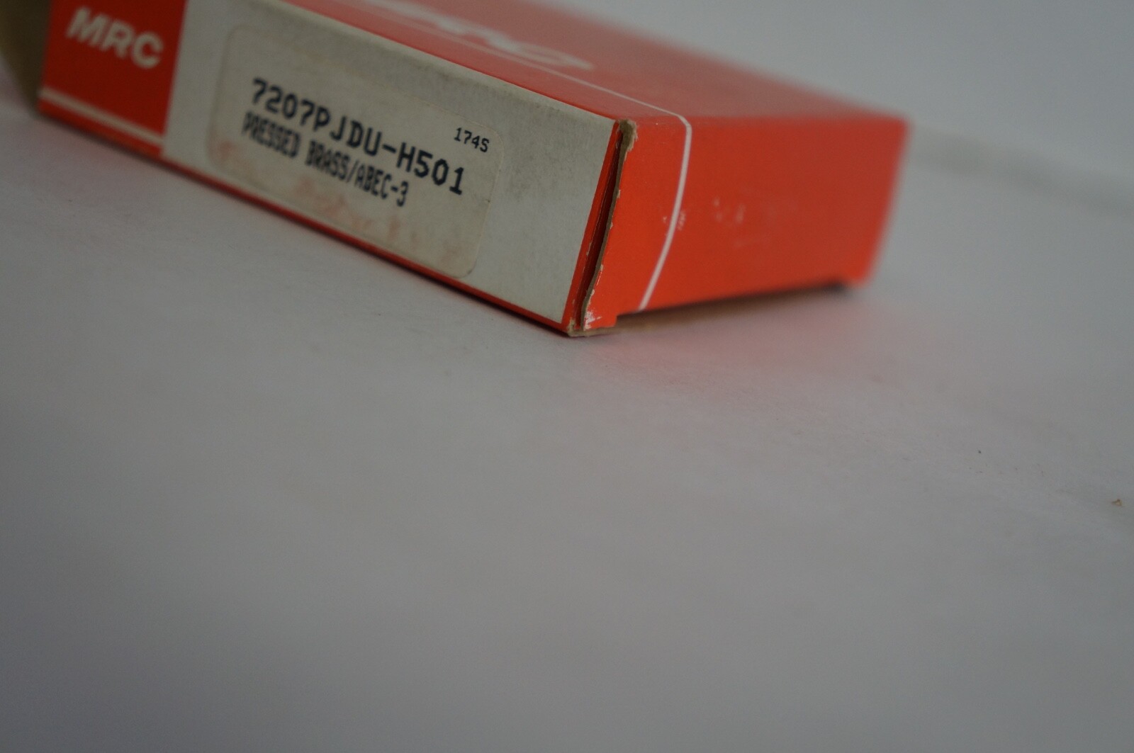 MRC7207PJDU H501 ABEC 3 Angular Contact Bearing Made in the USA. flush ground